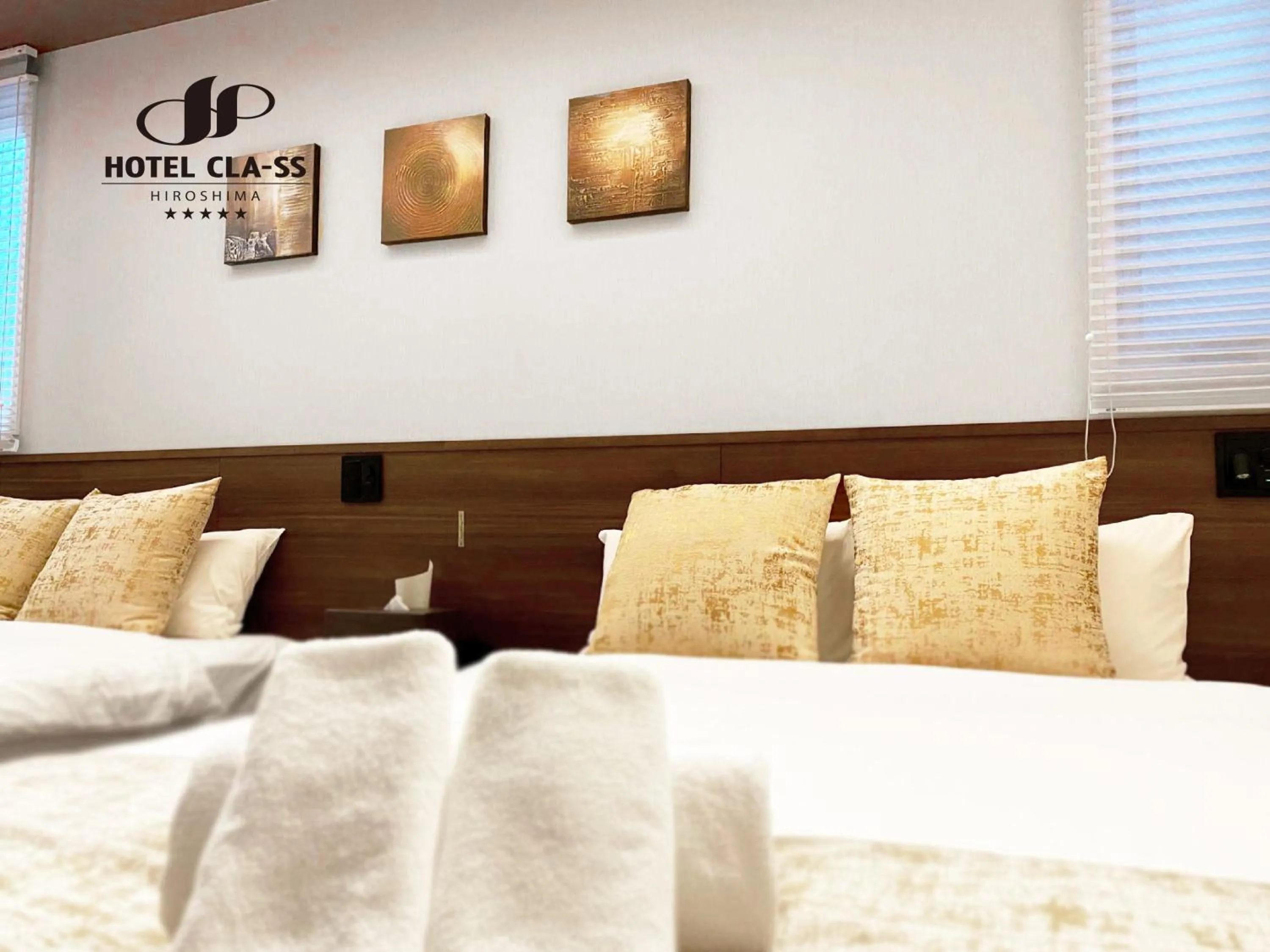 Bed in HOTEL CLA-SS HIROSHIMA-OZU