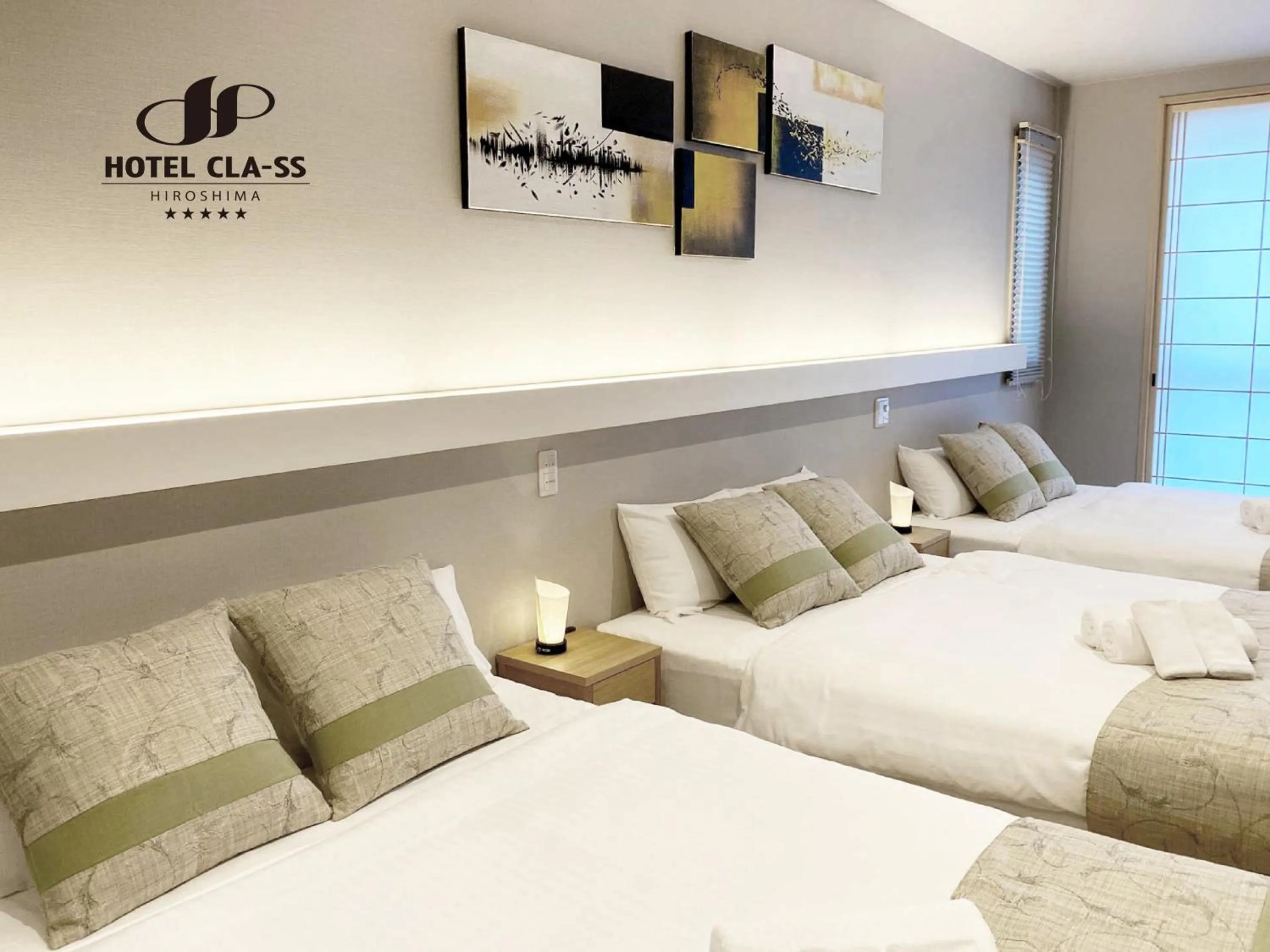 Bed in HOTEL CLA-SS HIROSHIMA-OZU