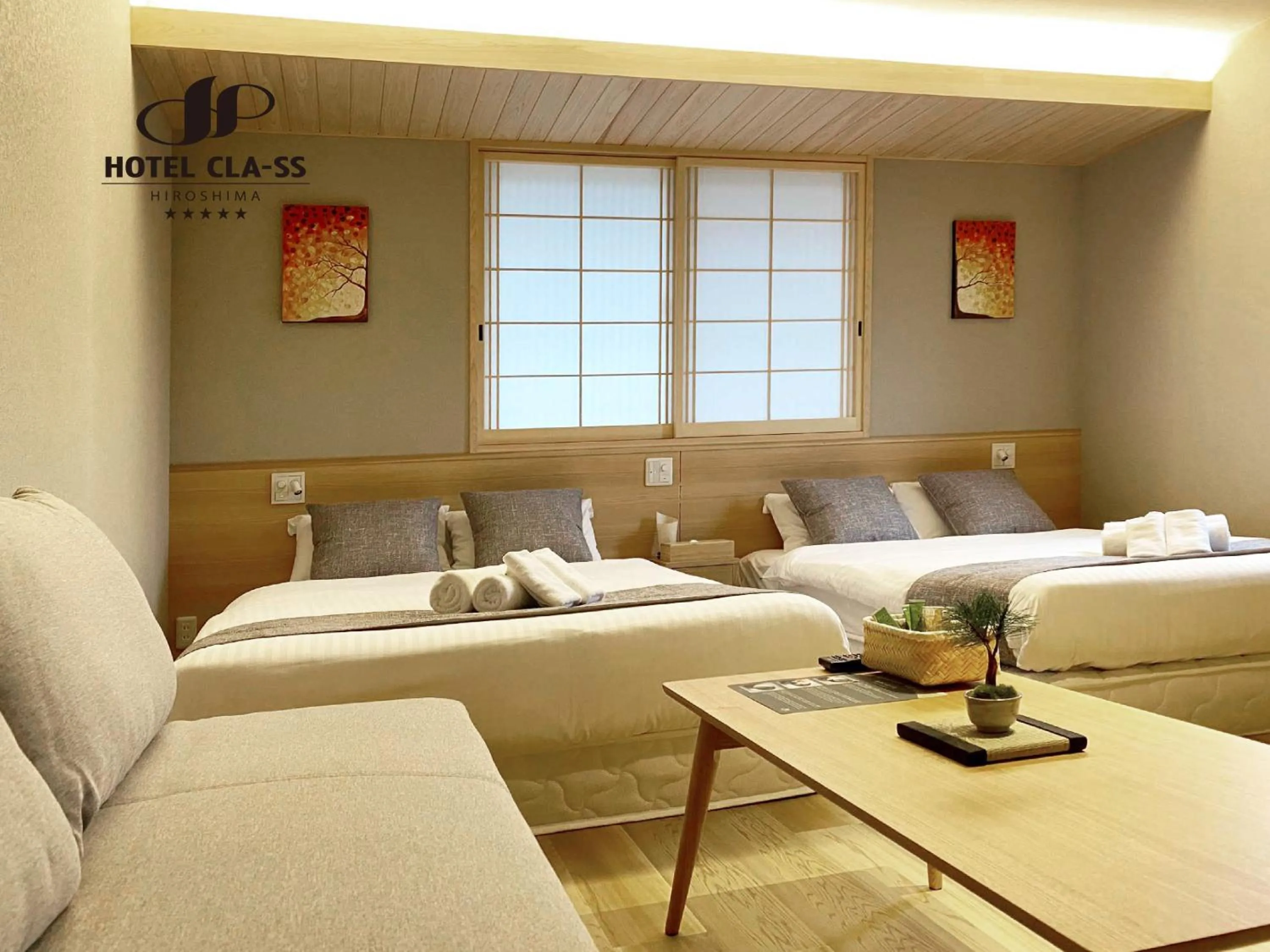 Bed in HOTEL CLA-SS HIROSHIMA-OZU