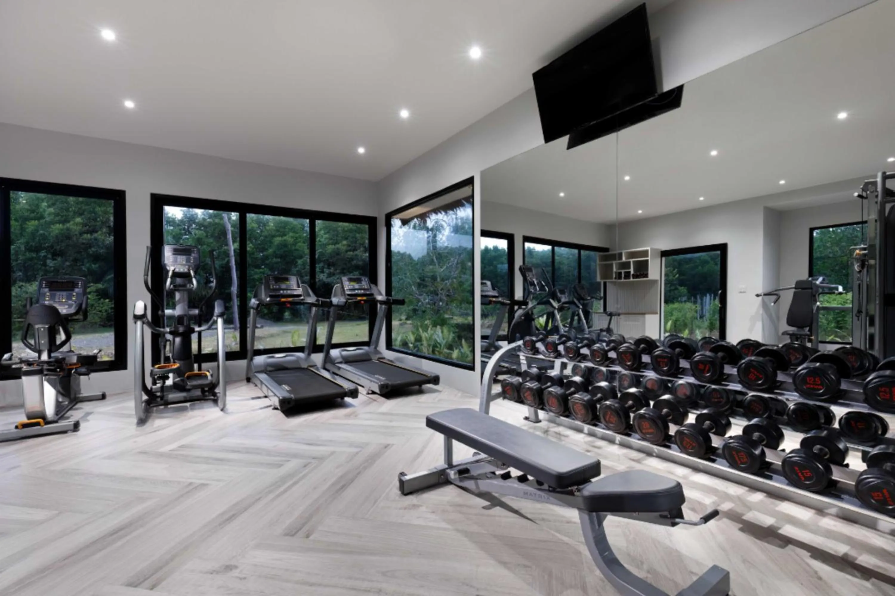 Fitness centre/facilities in Venice Krabi Villa Resort