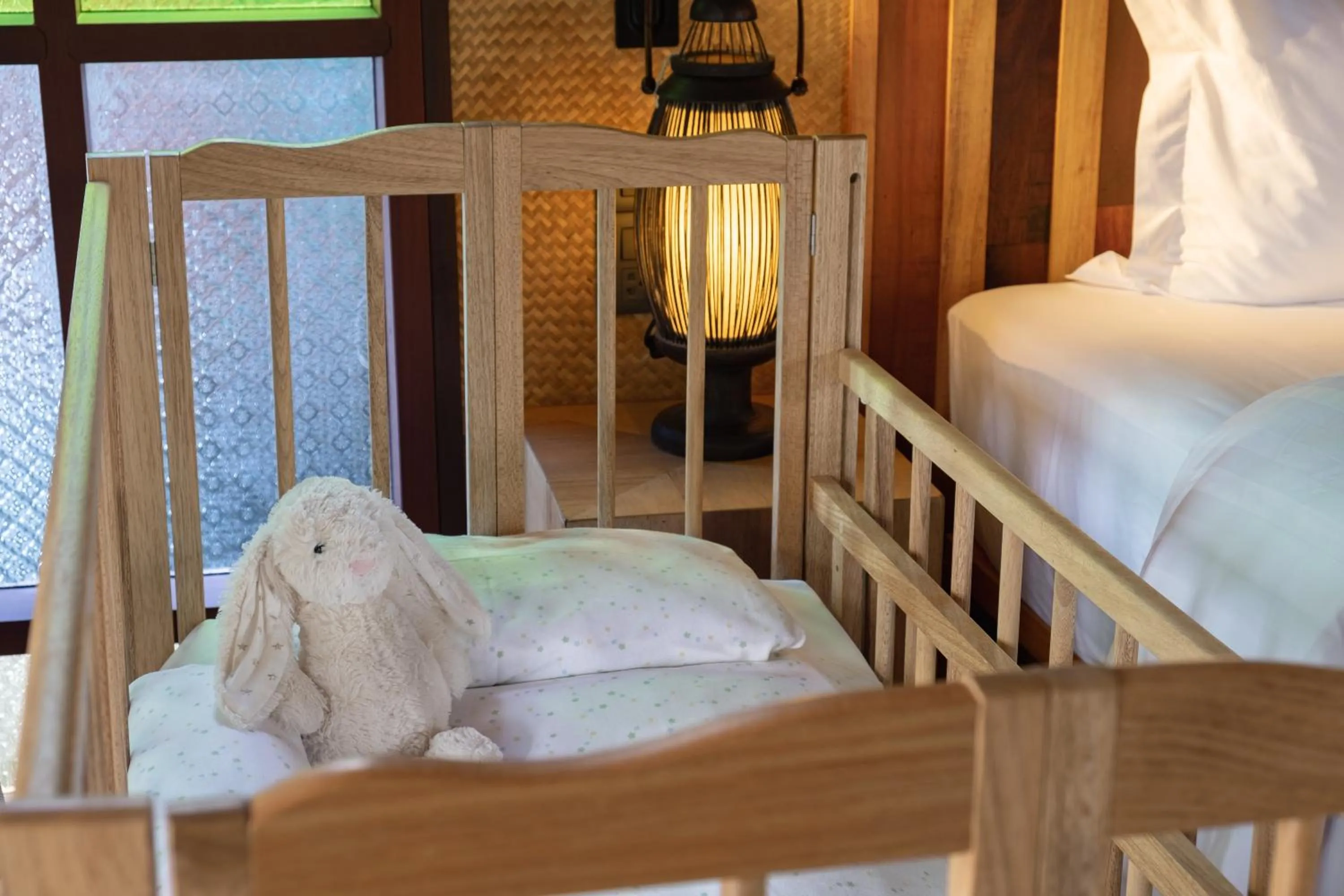 Bed in Venice Krabi Villa Resort