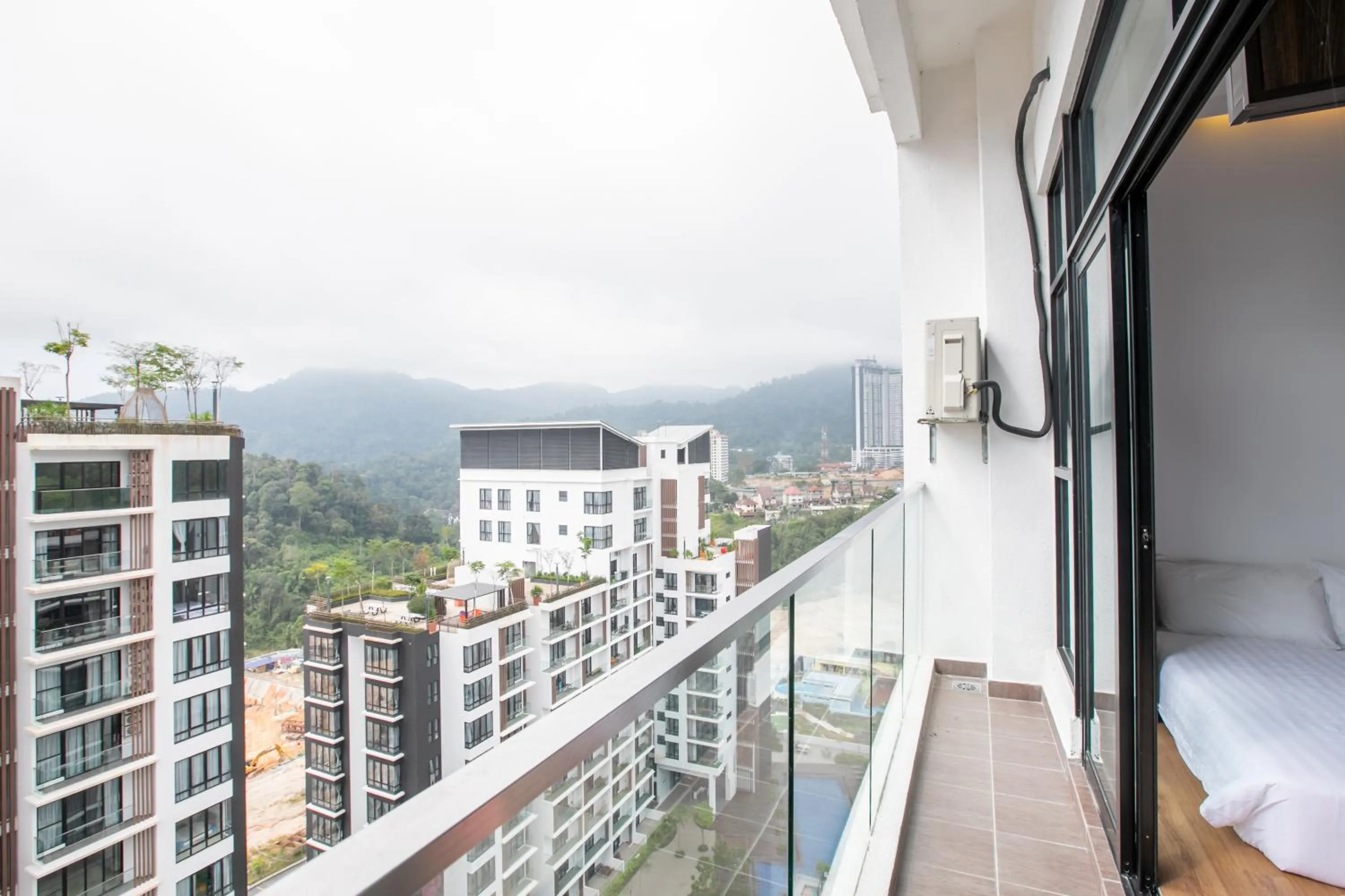 Balcony/Terrace in Sky Loft@Midhill Genting Highlands (Free Wi-Fi)