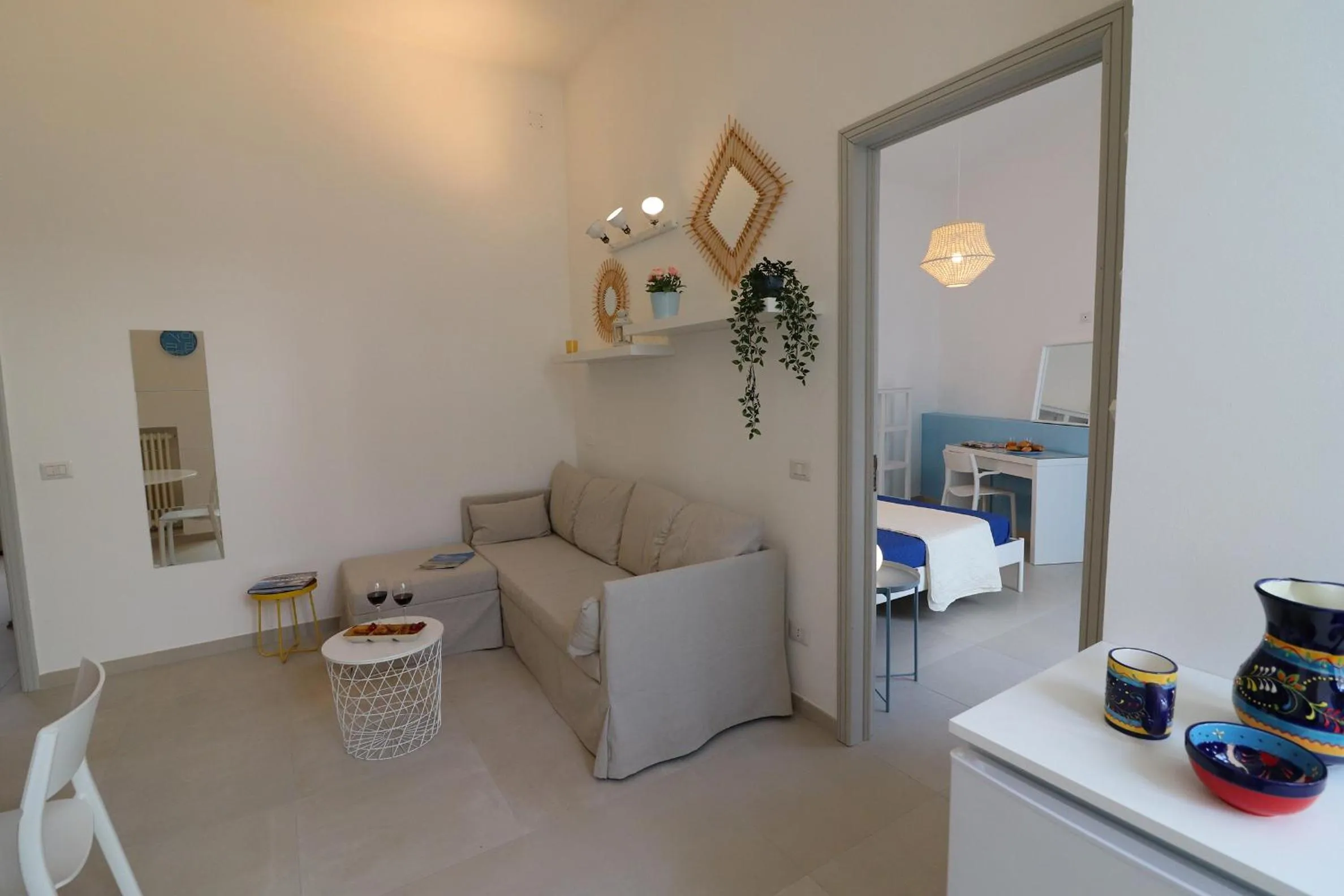 Communal lounge/ TV room, Seating Area in Casa Vacanze aura a Otranto 4 posti