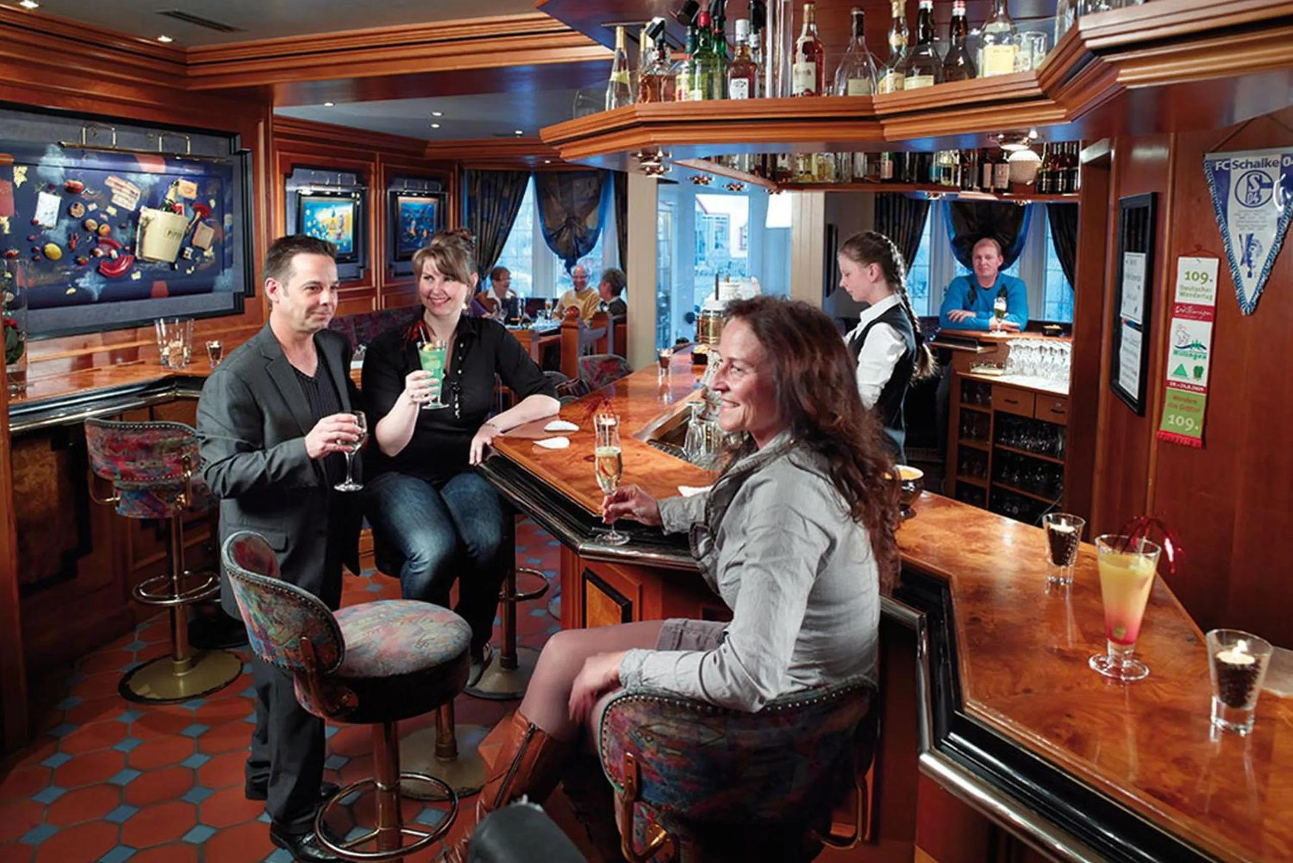 Lounge or bar in Rüters Parkhotel