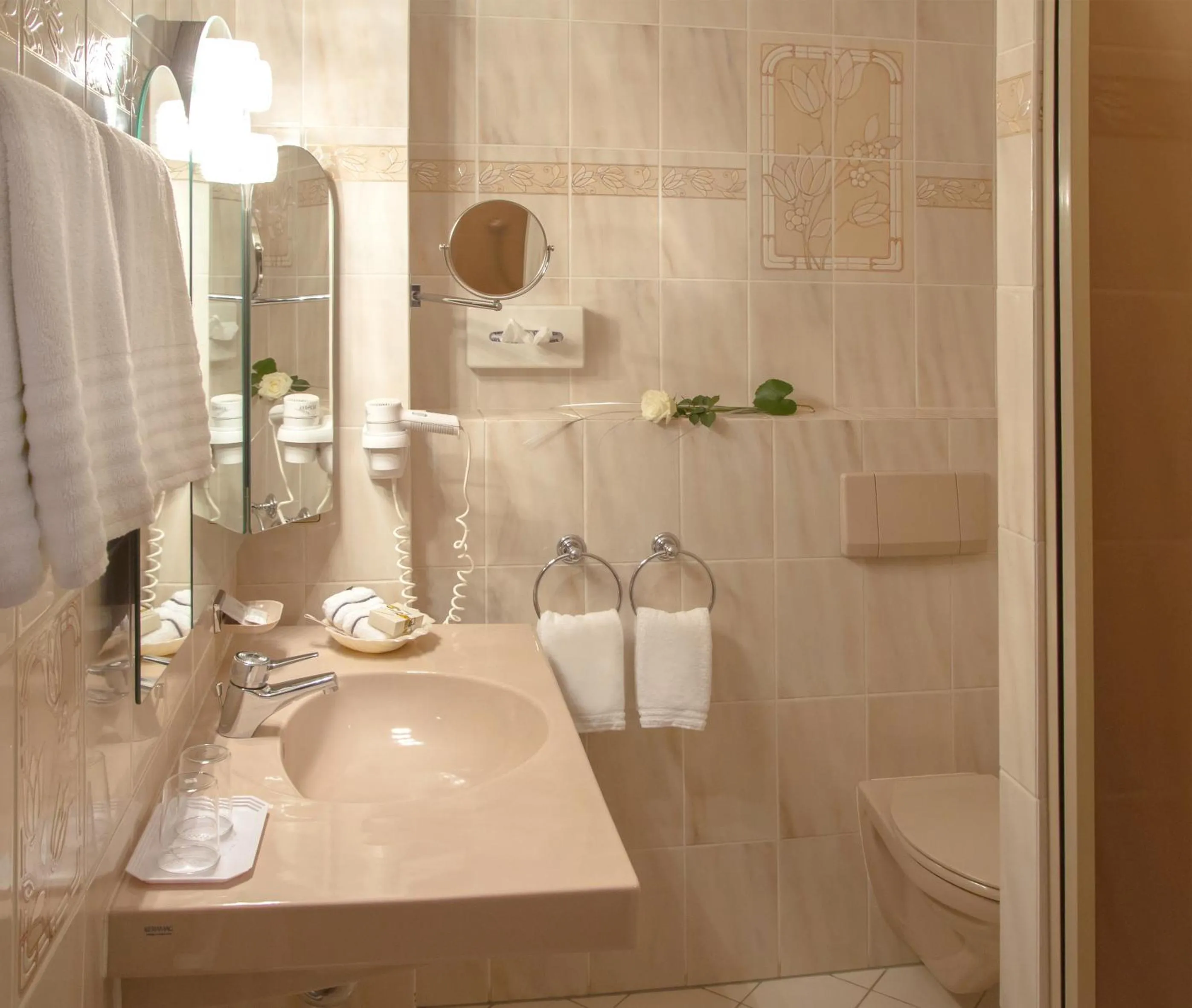 Shower in Rüters Parkhotel