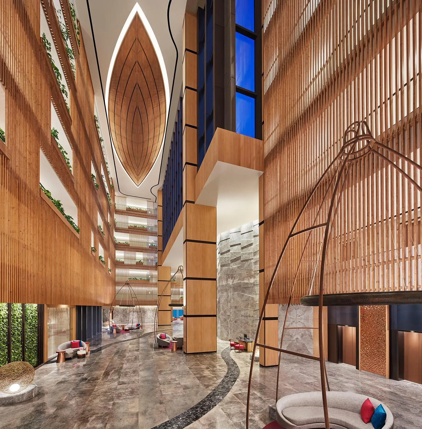 Lobby or reception in Taj Cidade de Goa Horizon, Goa