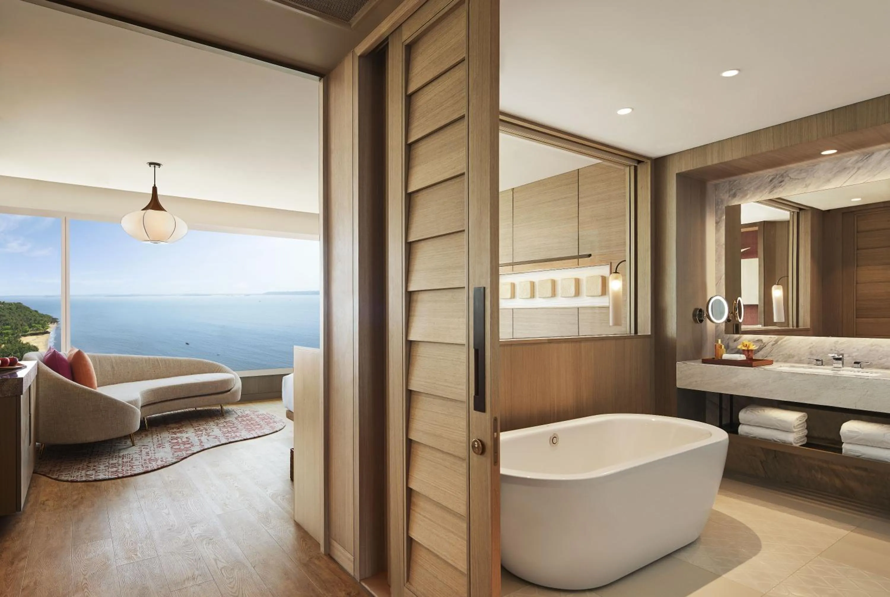 Bathroom in Taj Cidade de Goa Horizon, Goa