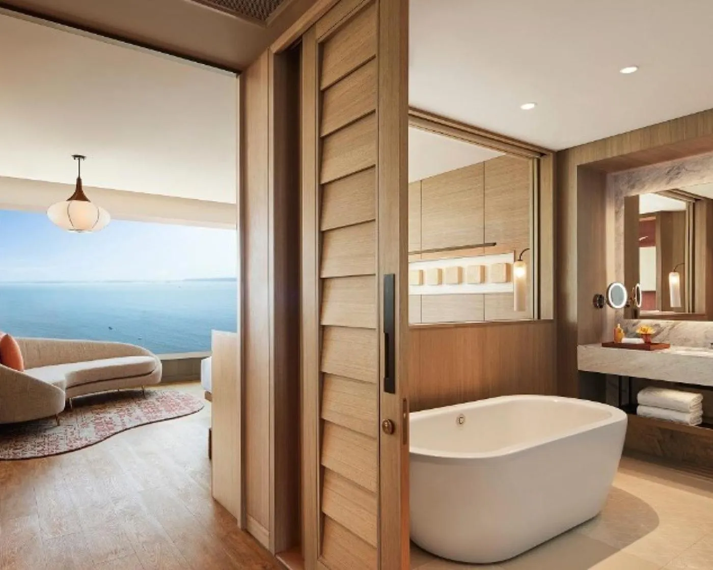 Bathroom in Taj Cidade de Goa Horizon, Goa