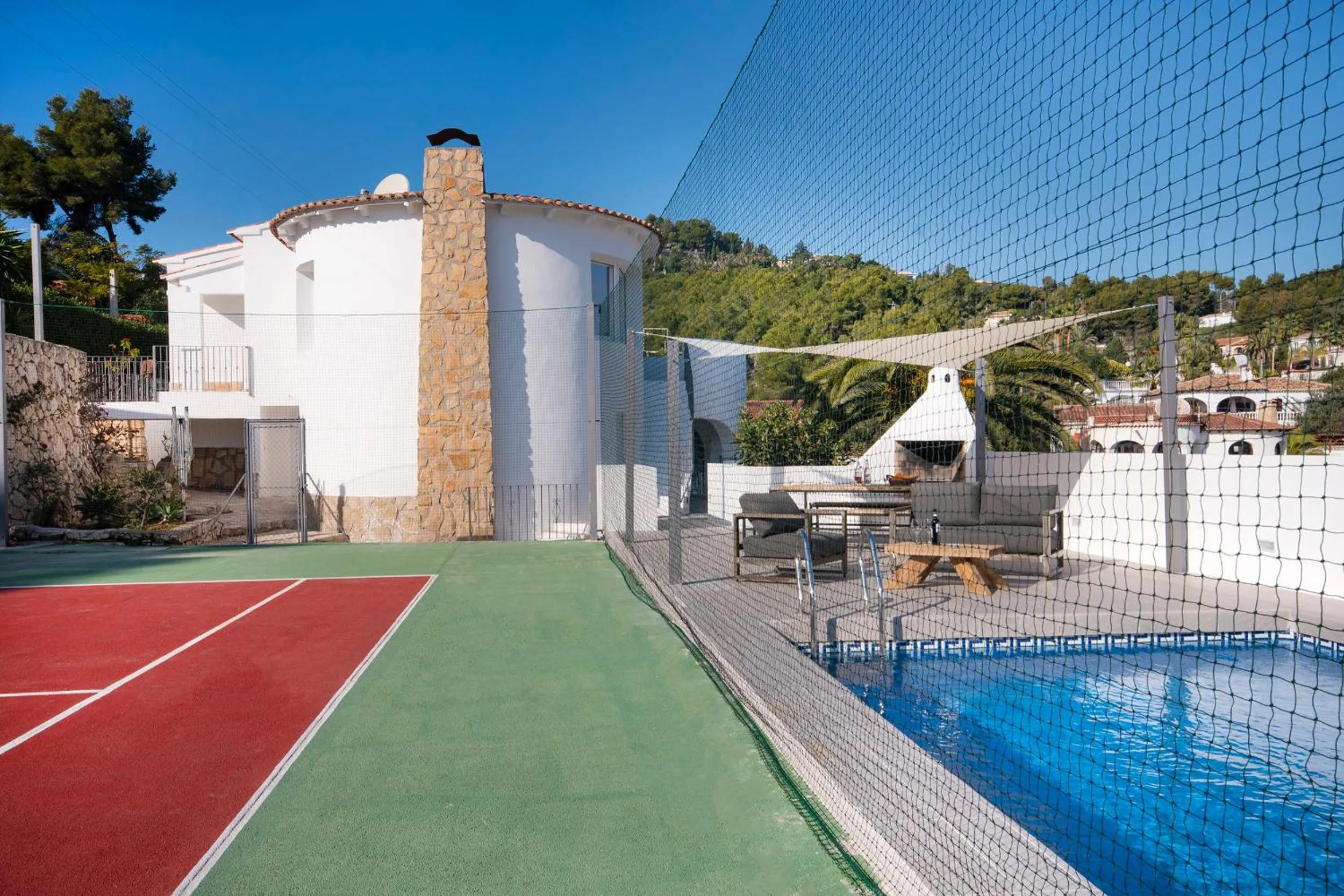Sara 8 - free WIFI, chill-out, private pool, private tennis court - by Holiday Rentals Villamar