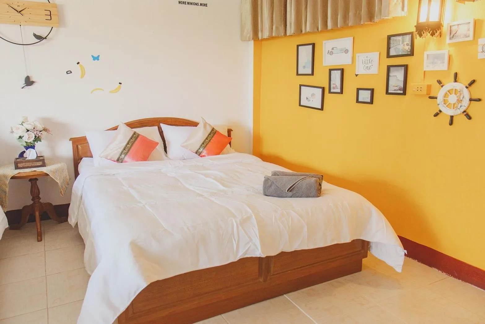 Bed in Baansuan Chomchun