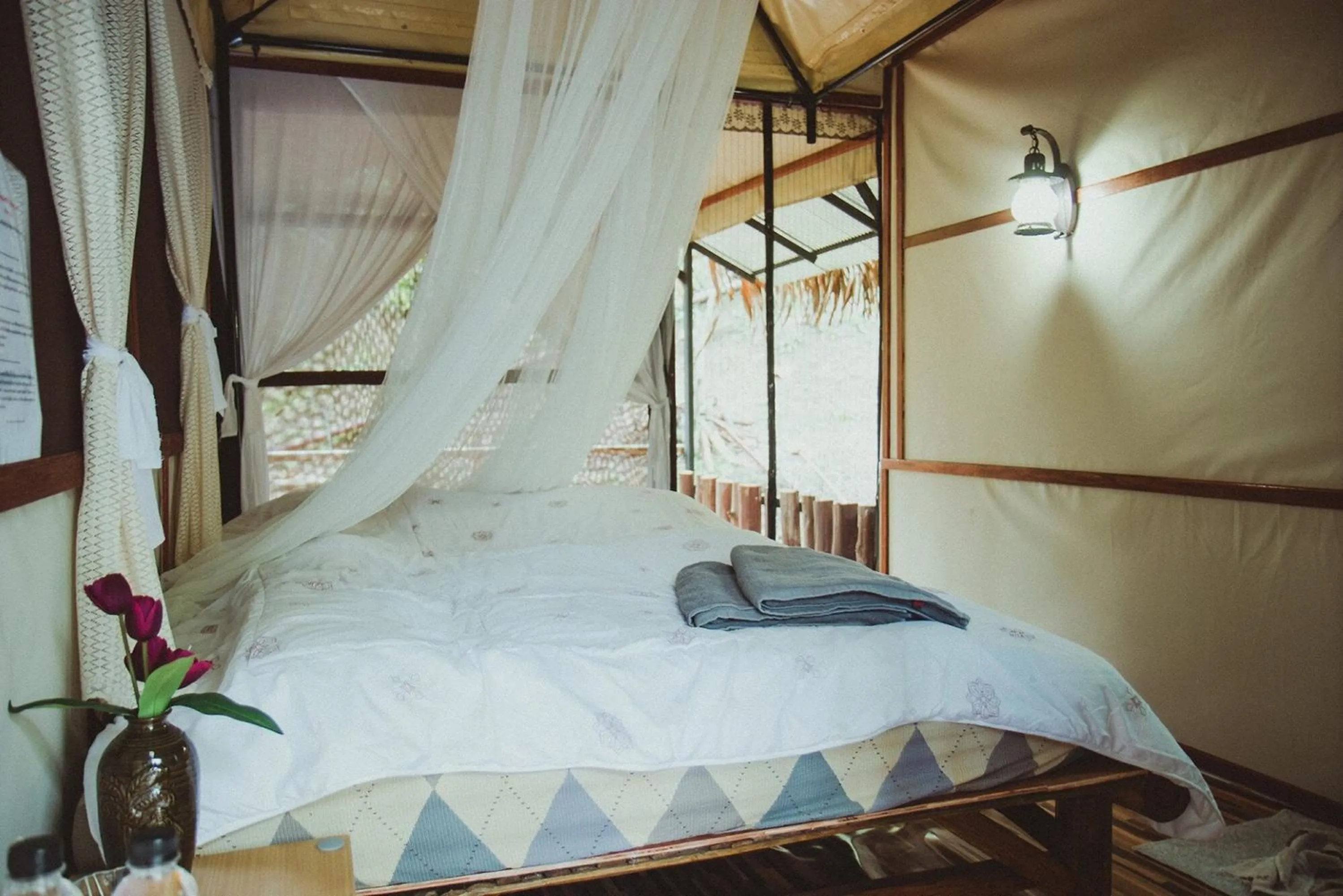 Bed in Baansuan Chomchun