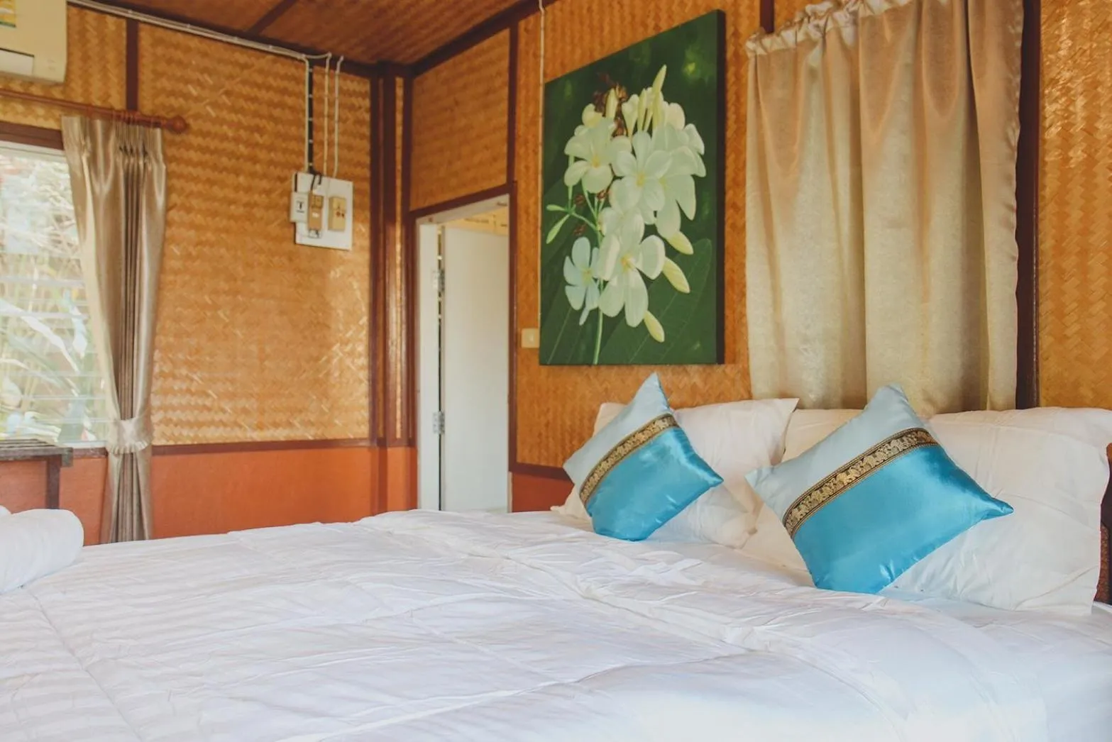 Bed in Baansuan Chomchun