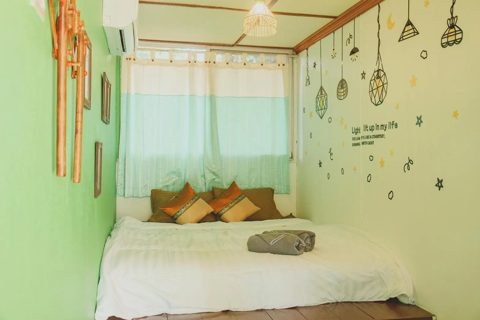 Bedroom, Bed in Baansuan Chomchun