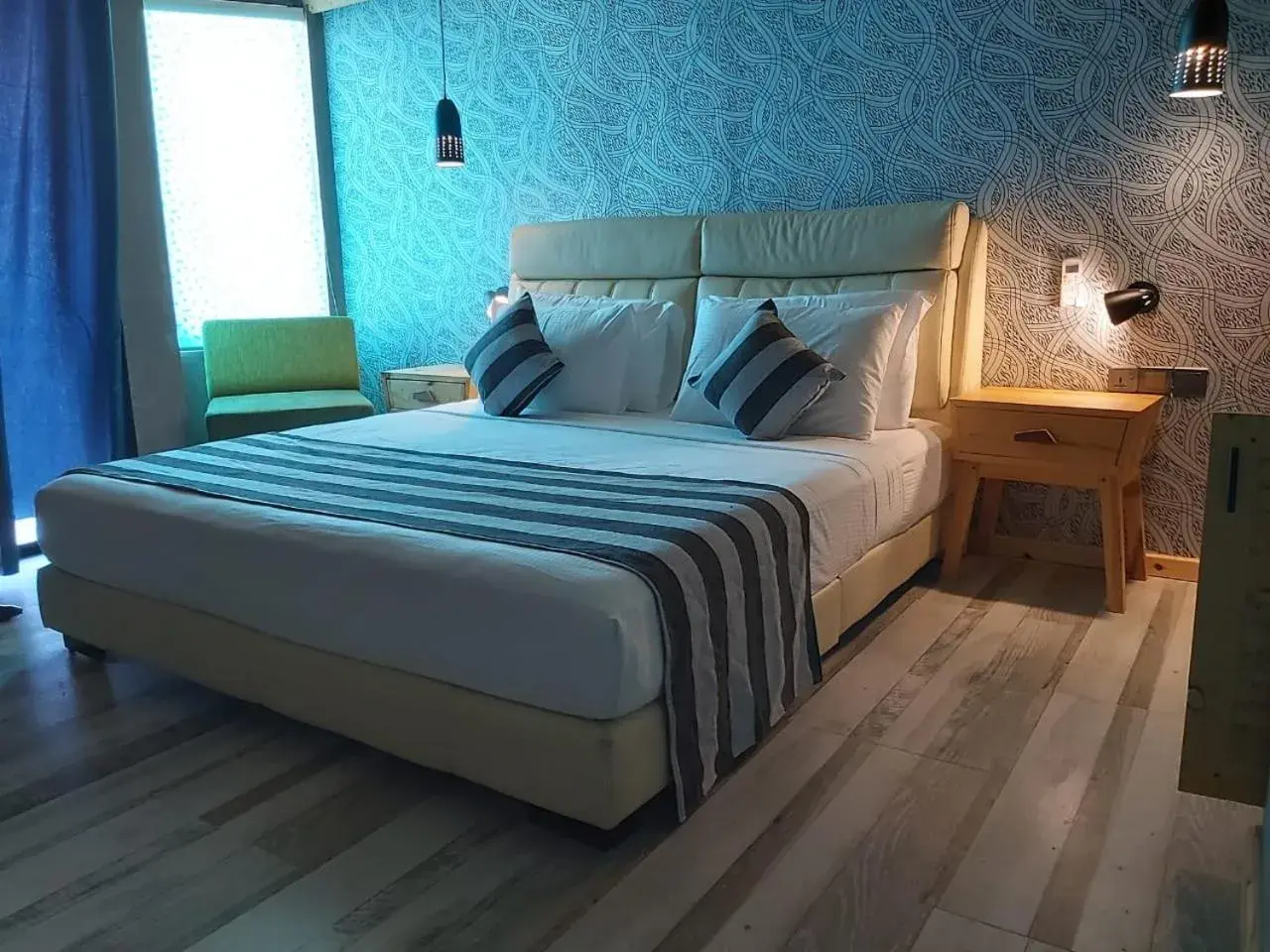 Deluxe Double Room with Balcony and Sea View in Suncoast Beach Hotel Deluxe Double Room with Balcony and Sea View in Suncoast Beach Hotel