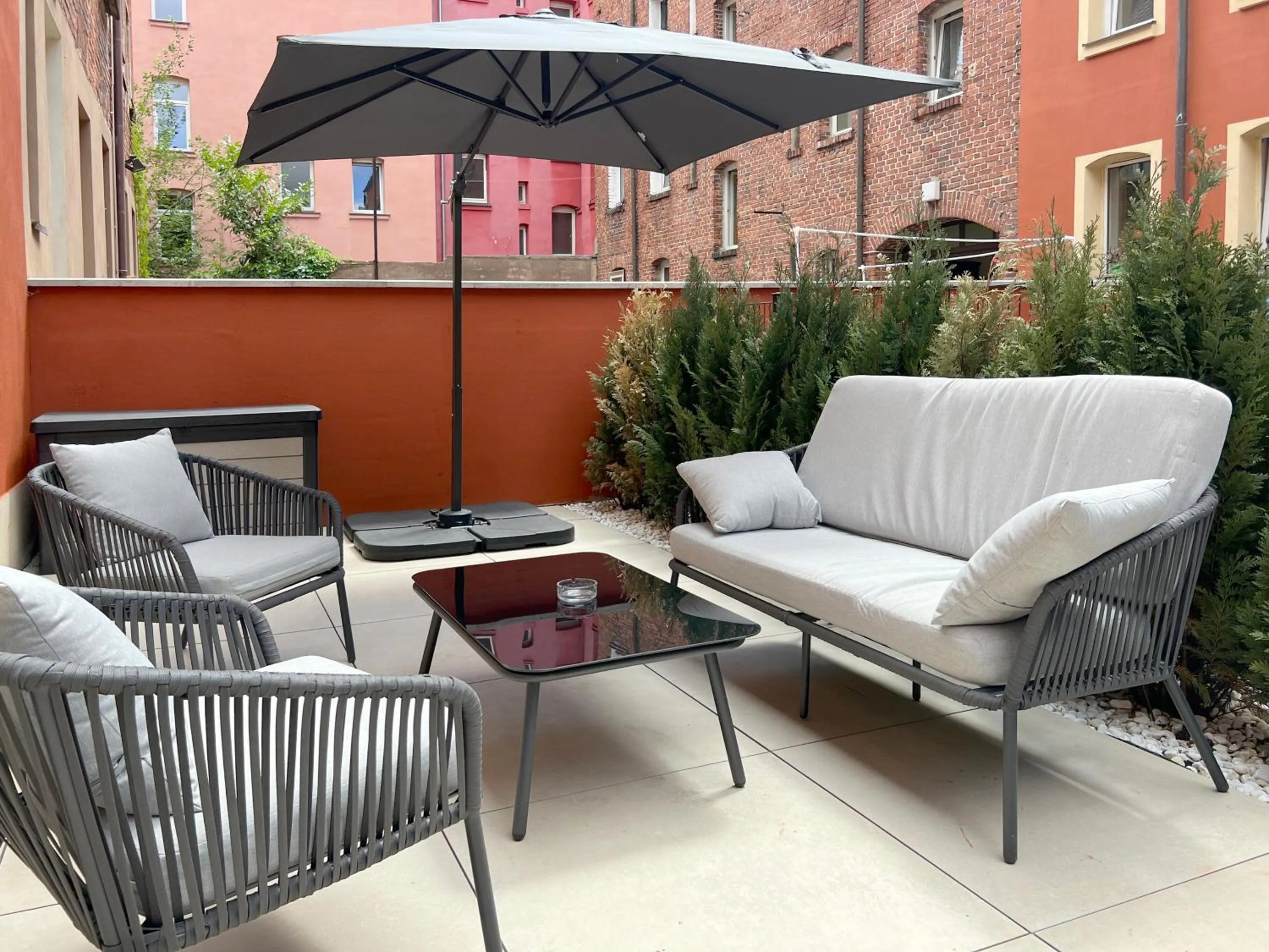 Seating area in Nurban Apartments GoHo