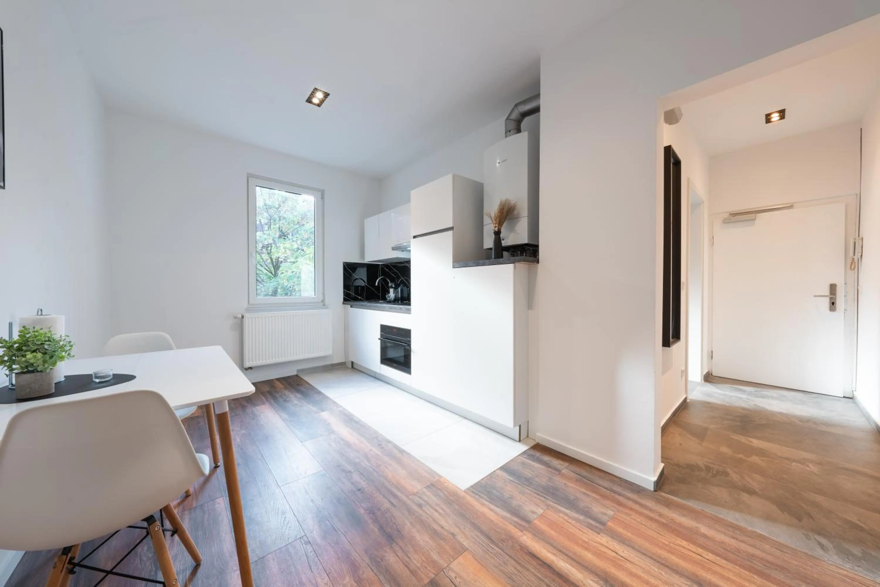Kitchen or kitchenette in Nurban Apartments GoHo