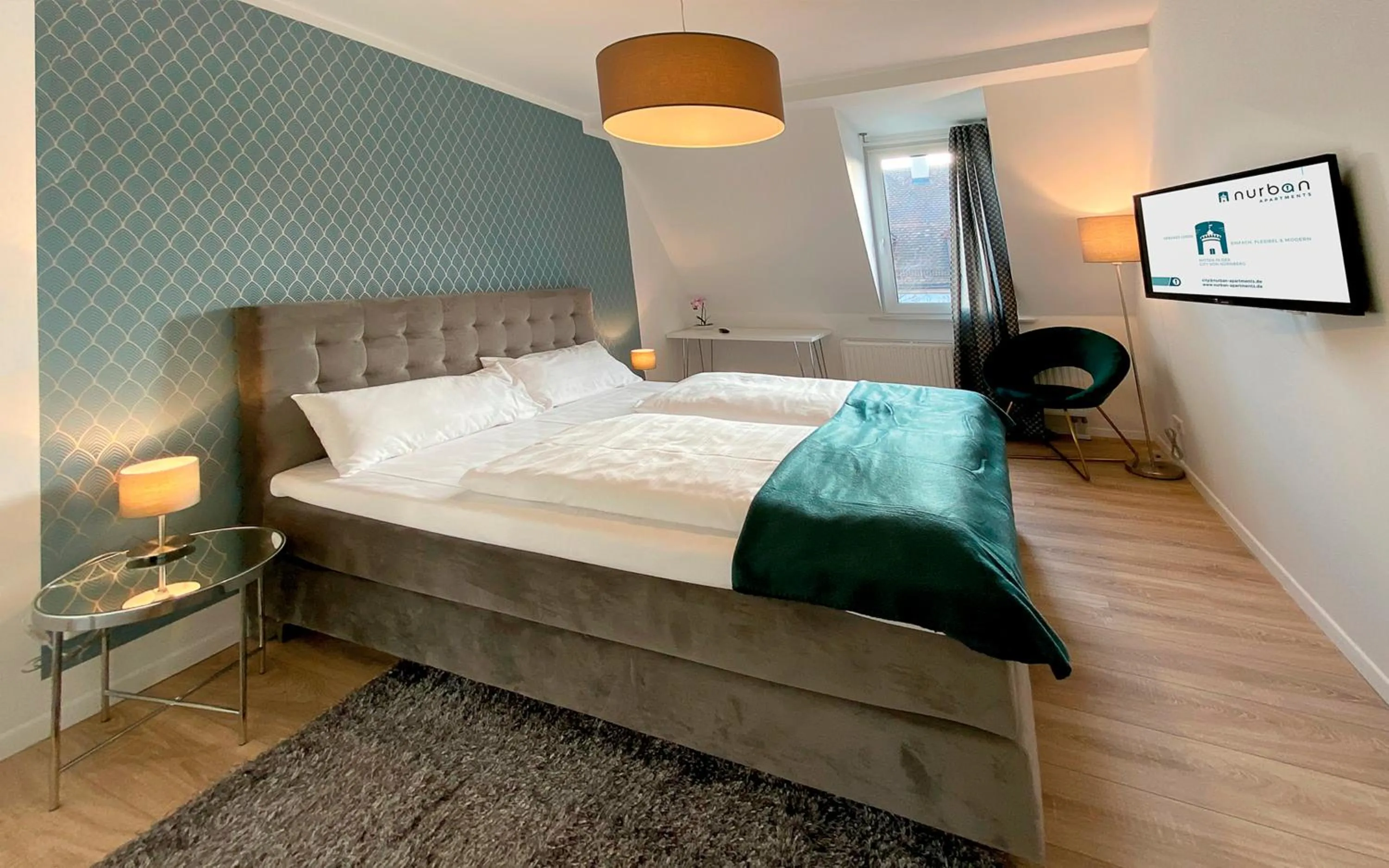 Bedroom, Bed in Nurban Apartments City Nürnberg