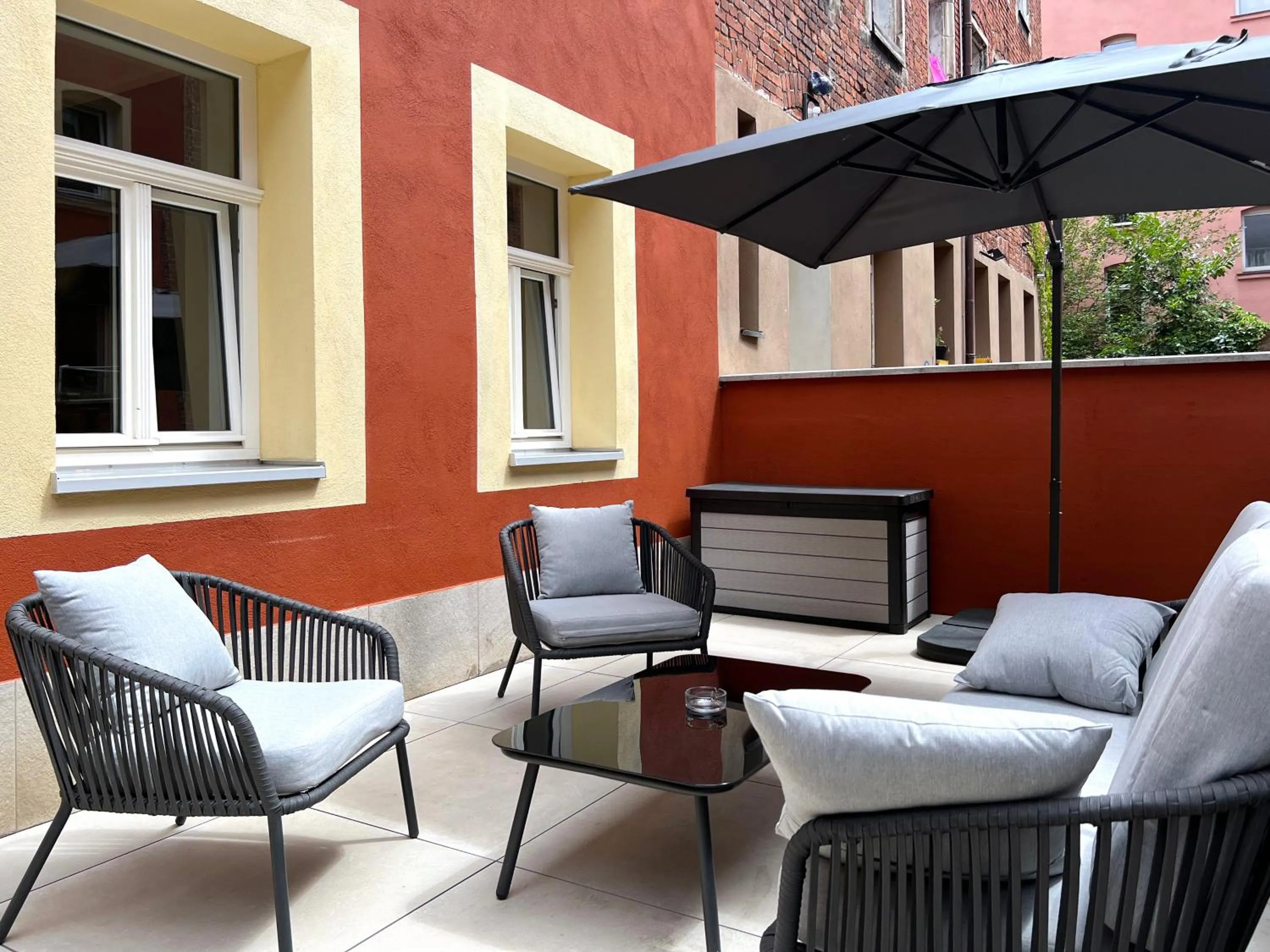 Seating area in Nurban Apartments GoHo