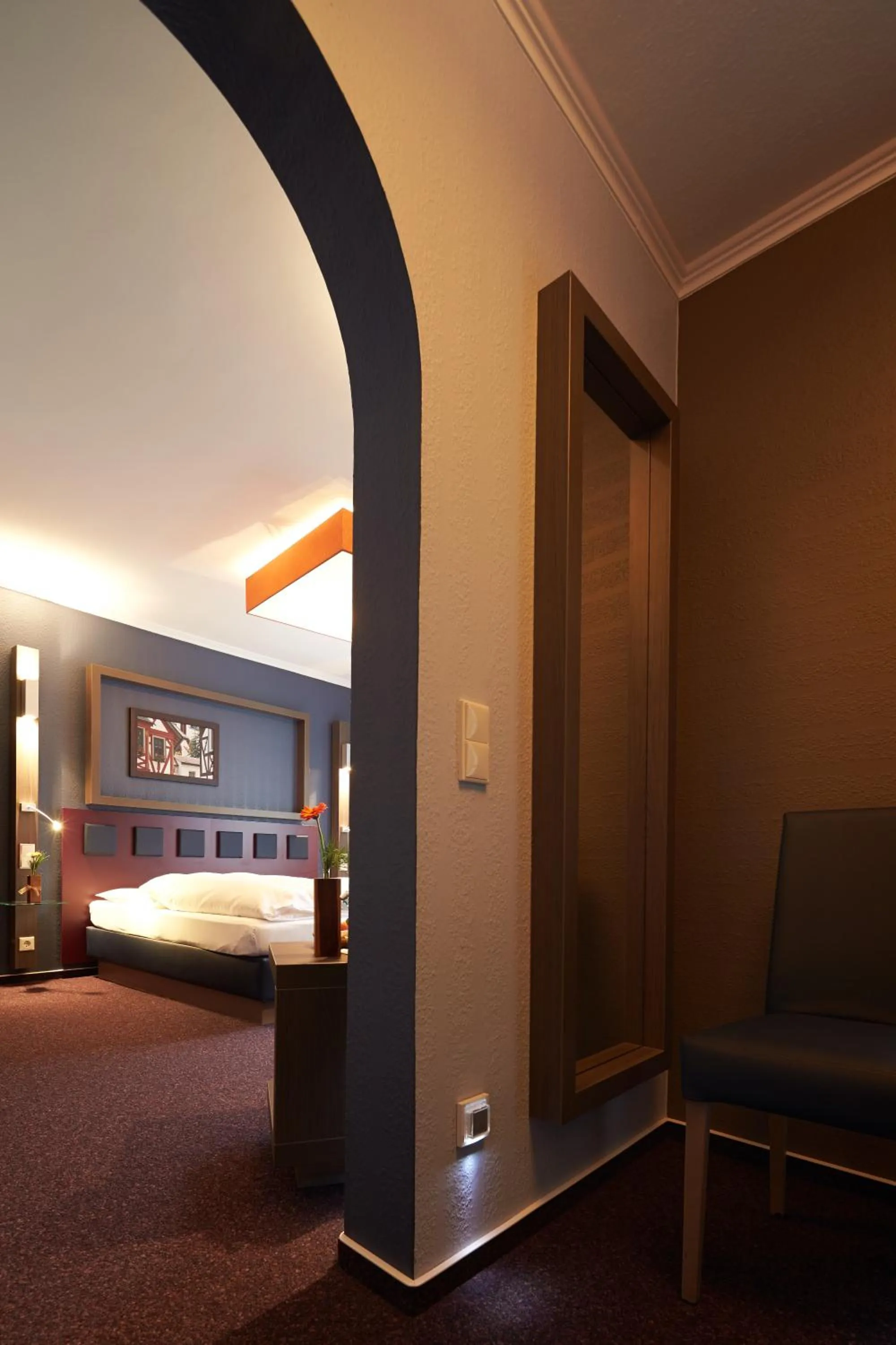 Decorative detail, Bed in Hotel und Weinhaus Zum Krug