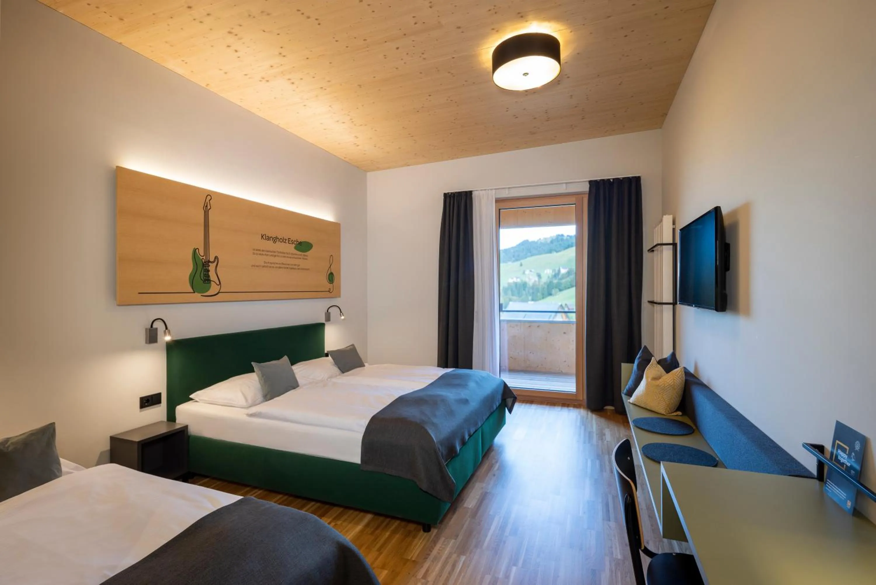 Photo of the whole room, Bed in JUFA Hotel Laterns - Klangholzhus