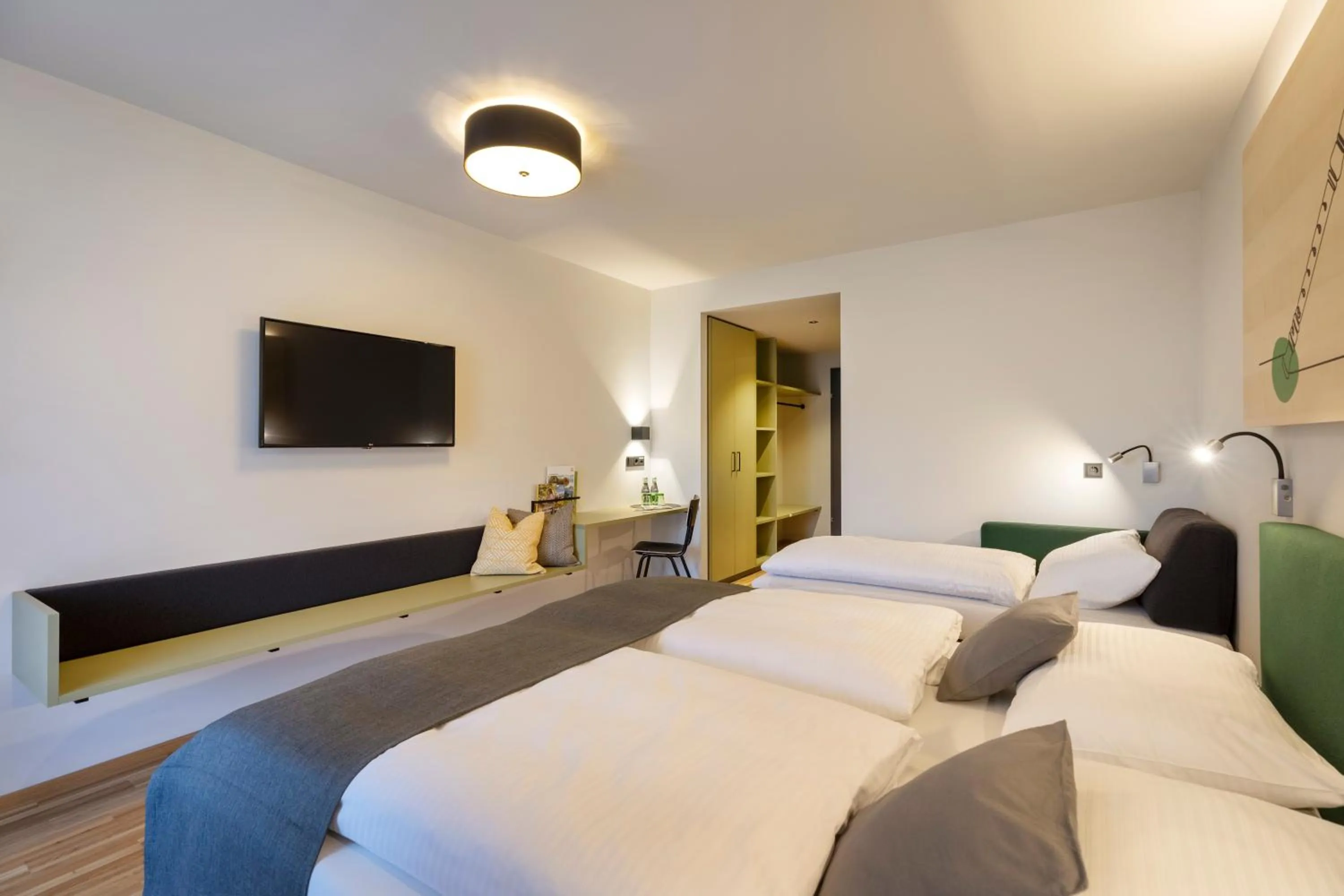 Photo of the whole room, Bed in JUFA Hotel Laterns - Klangholzhus