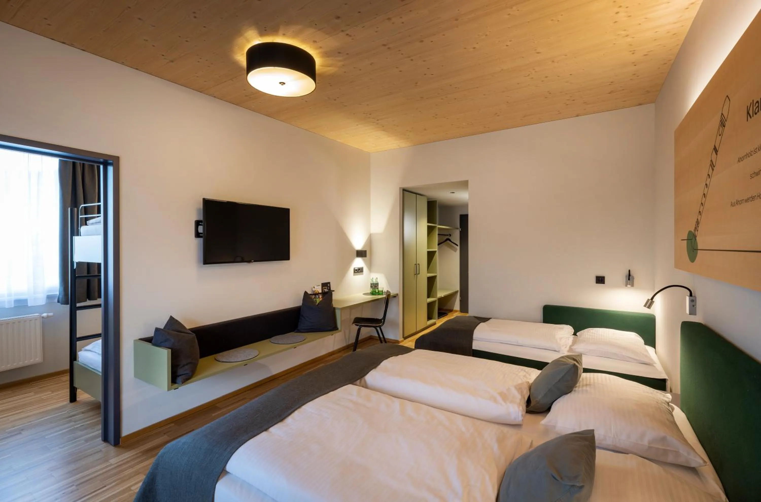 Photo of the whole room, Bed in JUFA Hotel Laterns - Klangholzhus