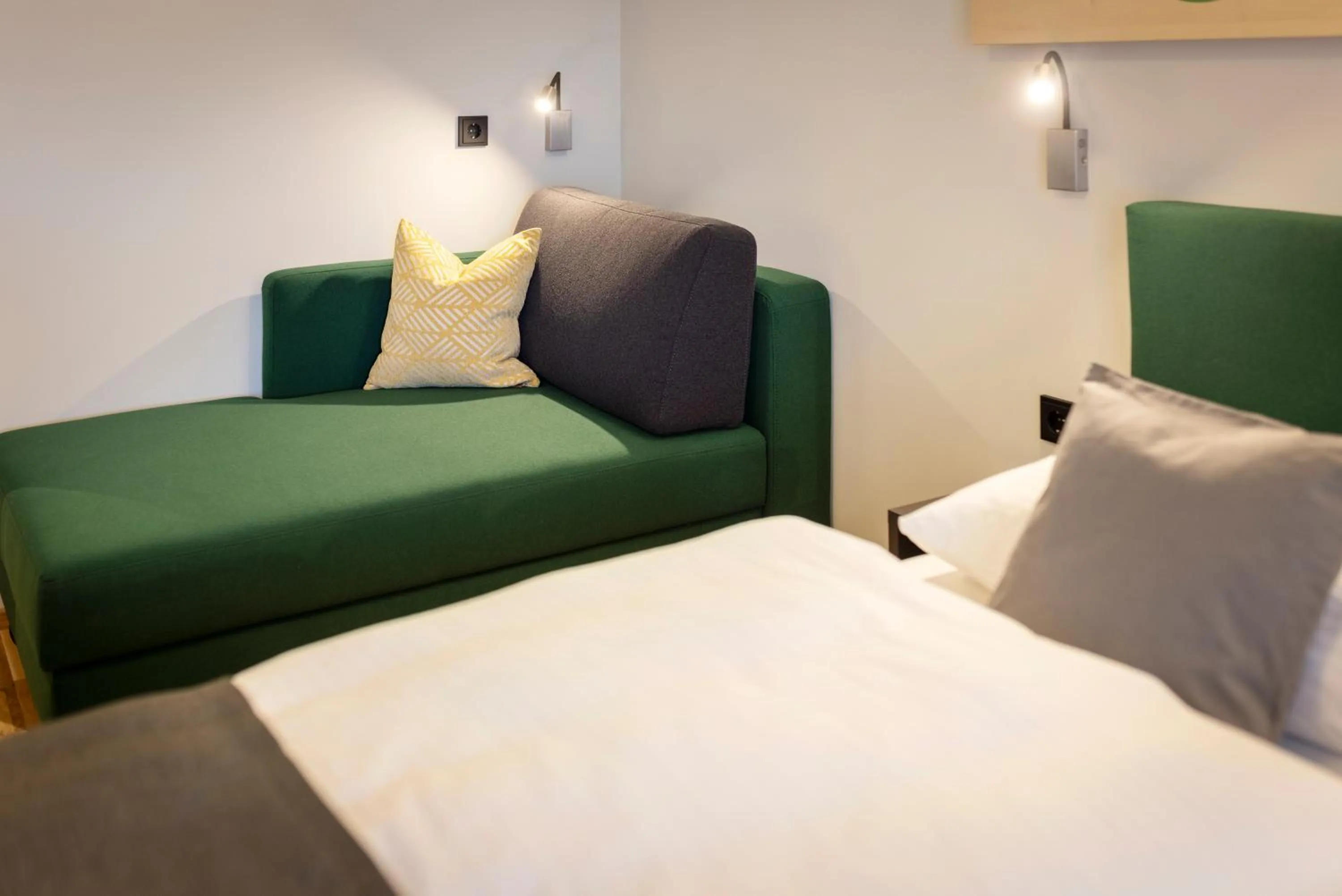 Photo of the whole room, Bed in JUFA Hotel Laterns - Klangholzhus