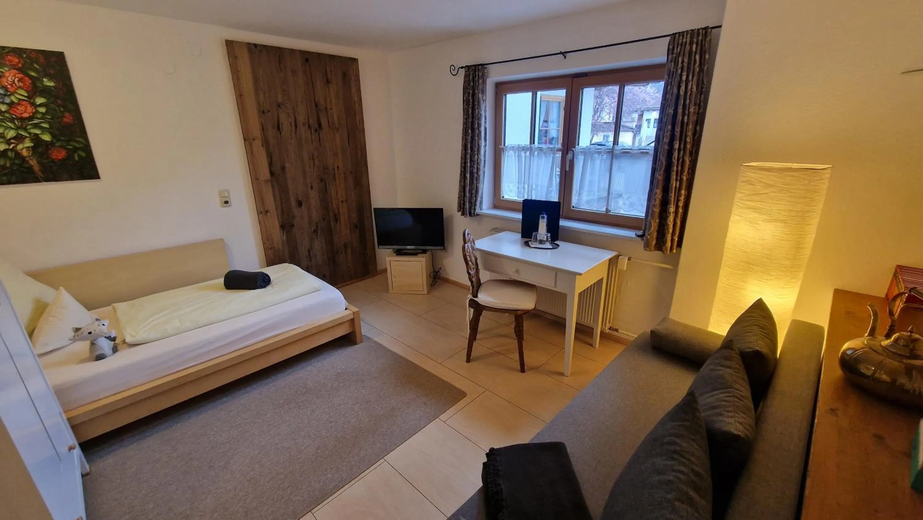 TV and multimedia, Bed in Hotel Ferienhaus Fux