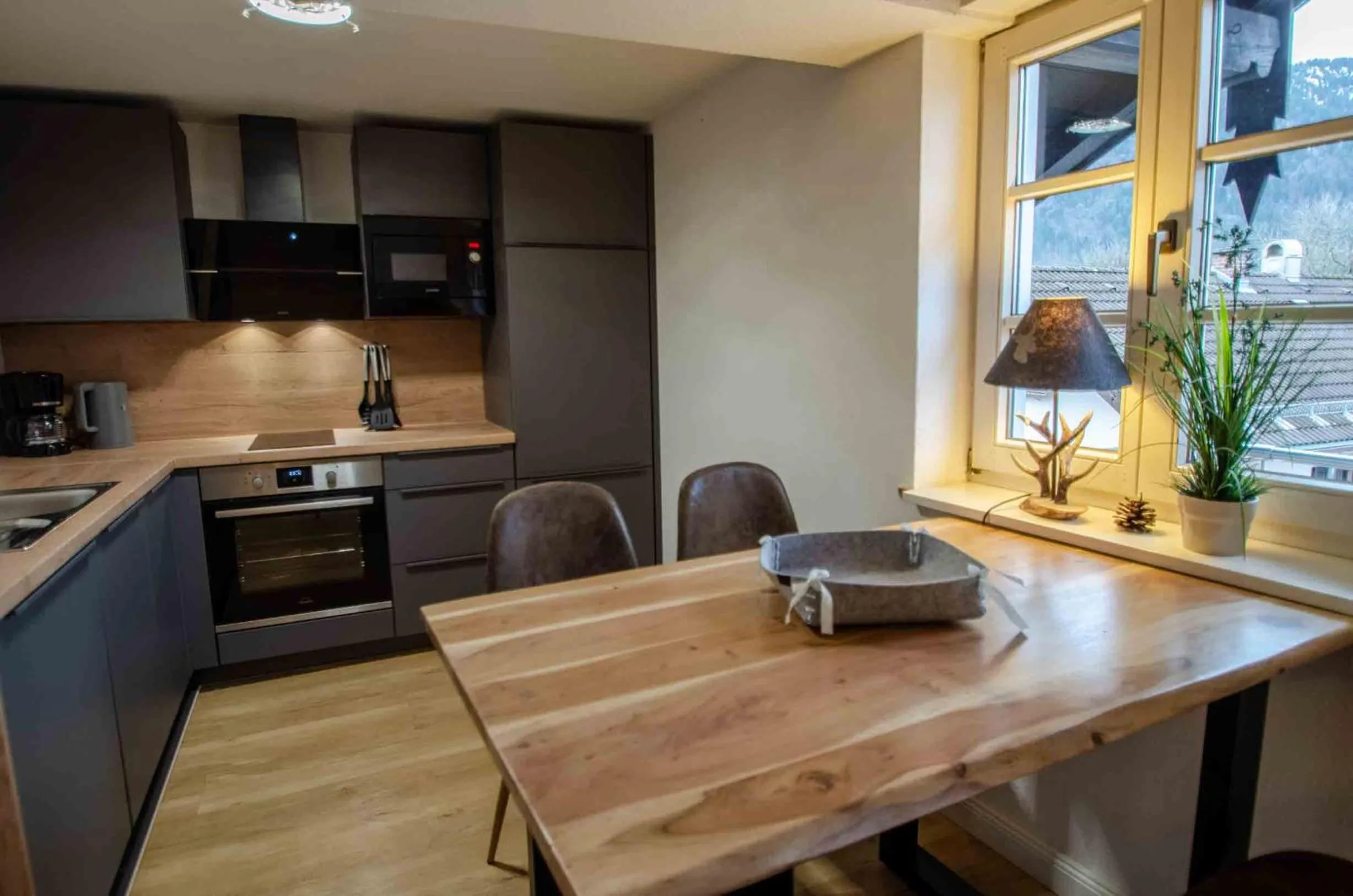 Coffee/tea facilities in Hotel Ferienhaus Fux