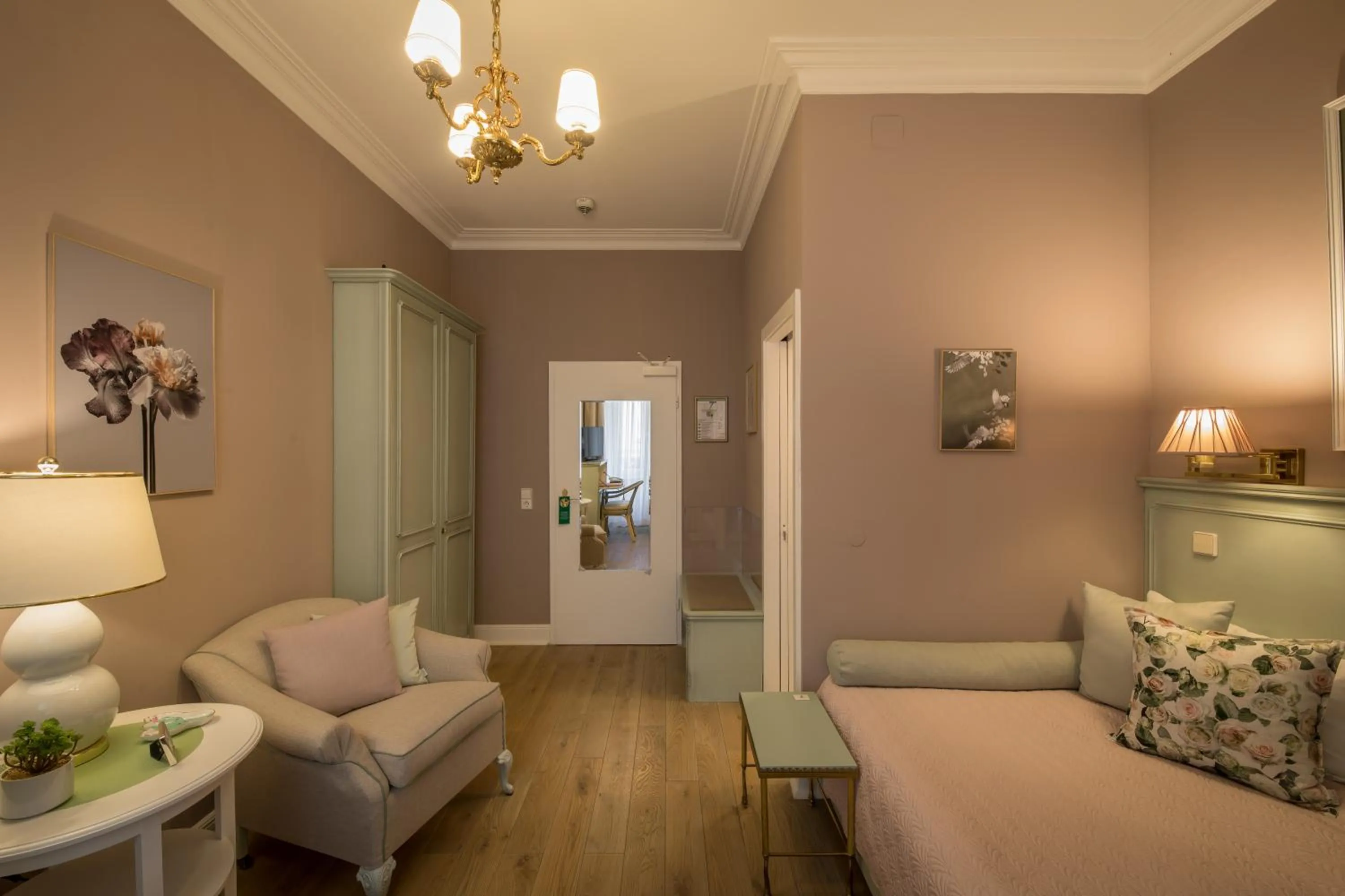 Bed in Hotel Der Kleine Prinz