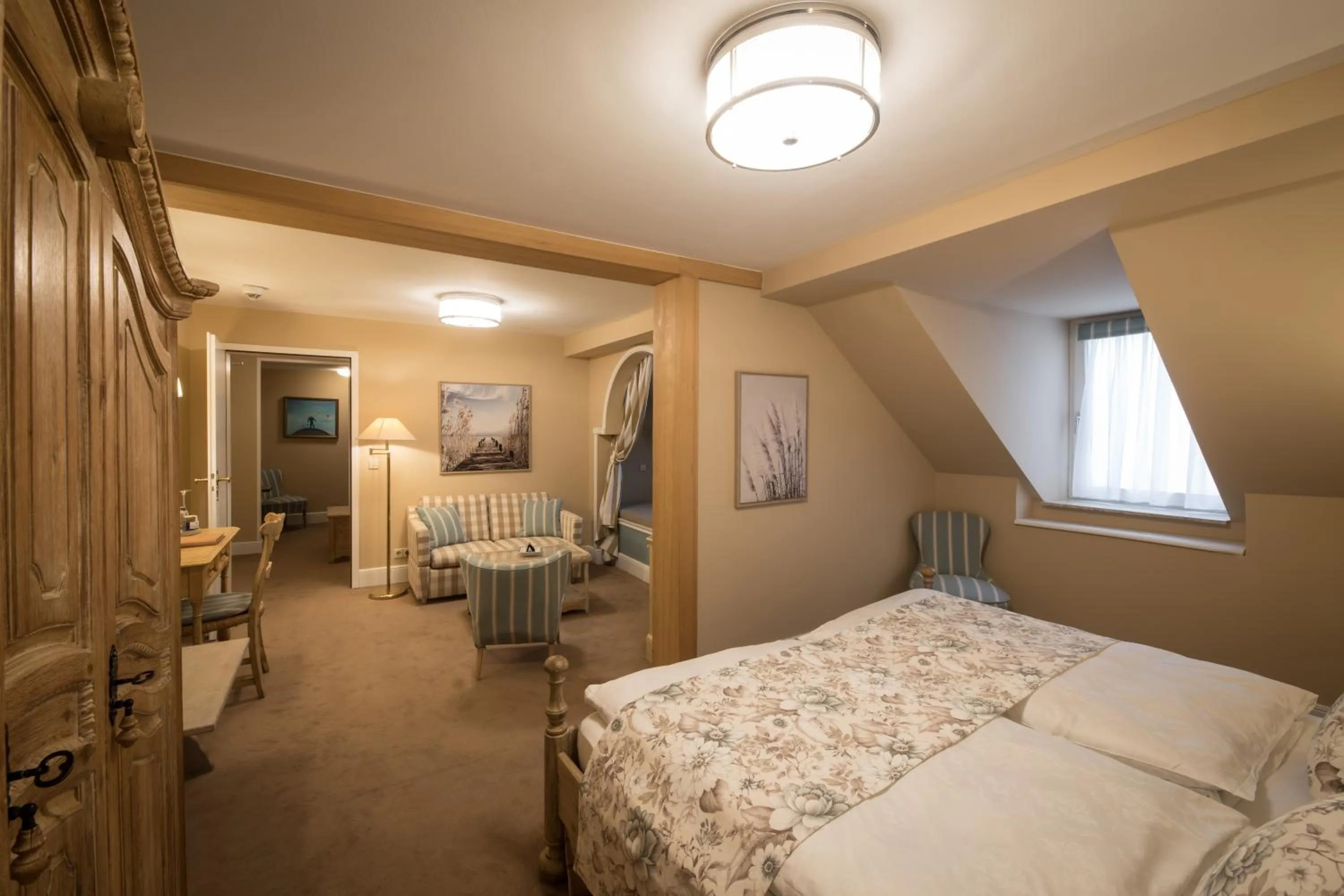 Bed in Hotel Der Kleine Prinz