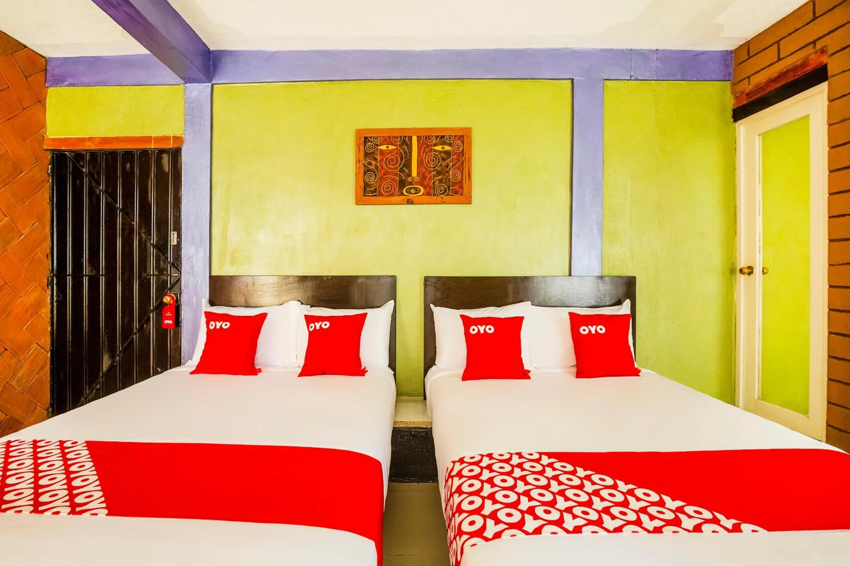 Bedroom, Bed in OYO Hotel Rey David, Oaxaca