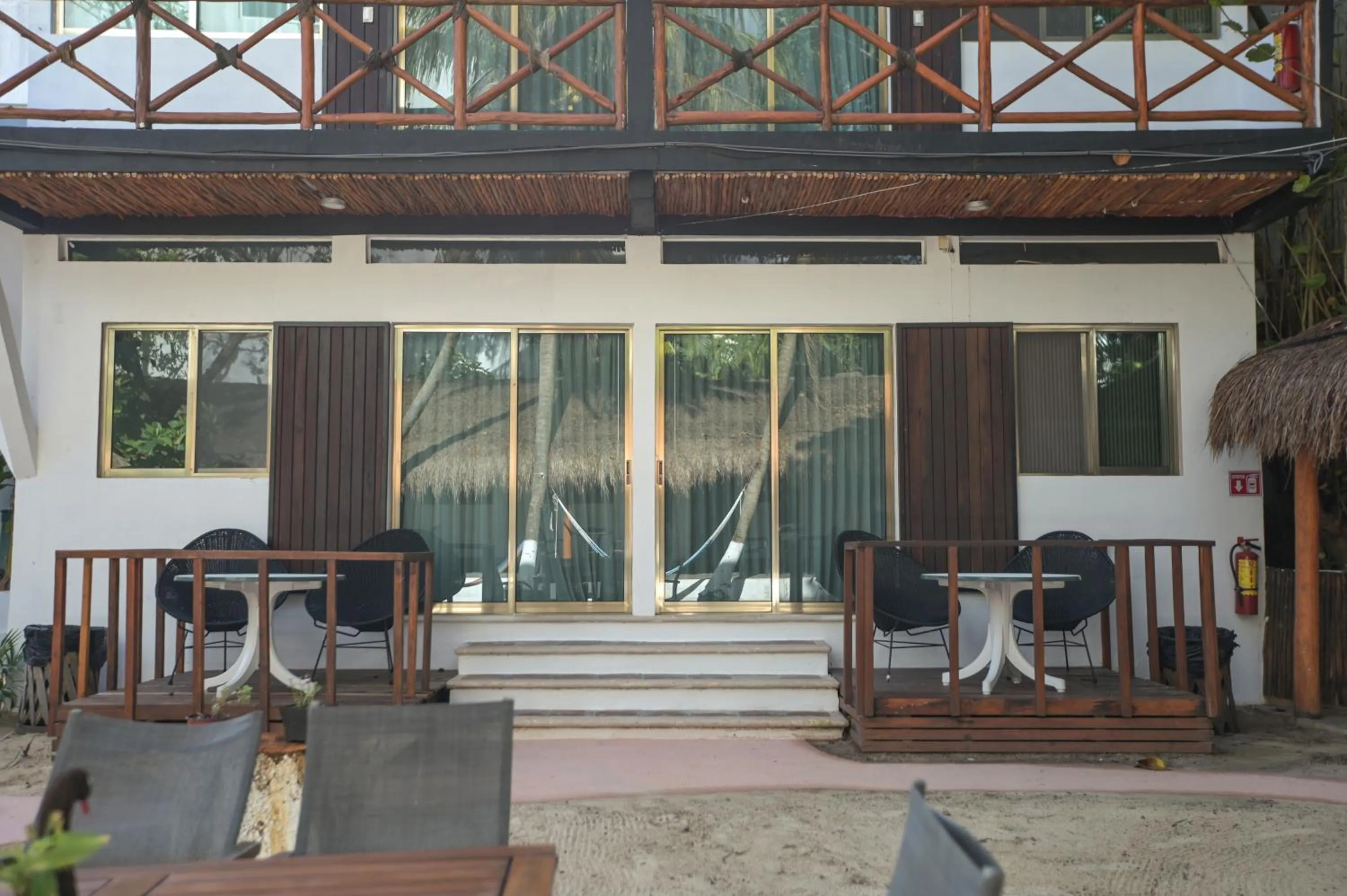 Property building in Kinta Kan Cabañas Hotel Playa del Carmen