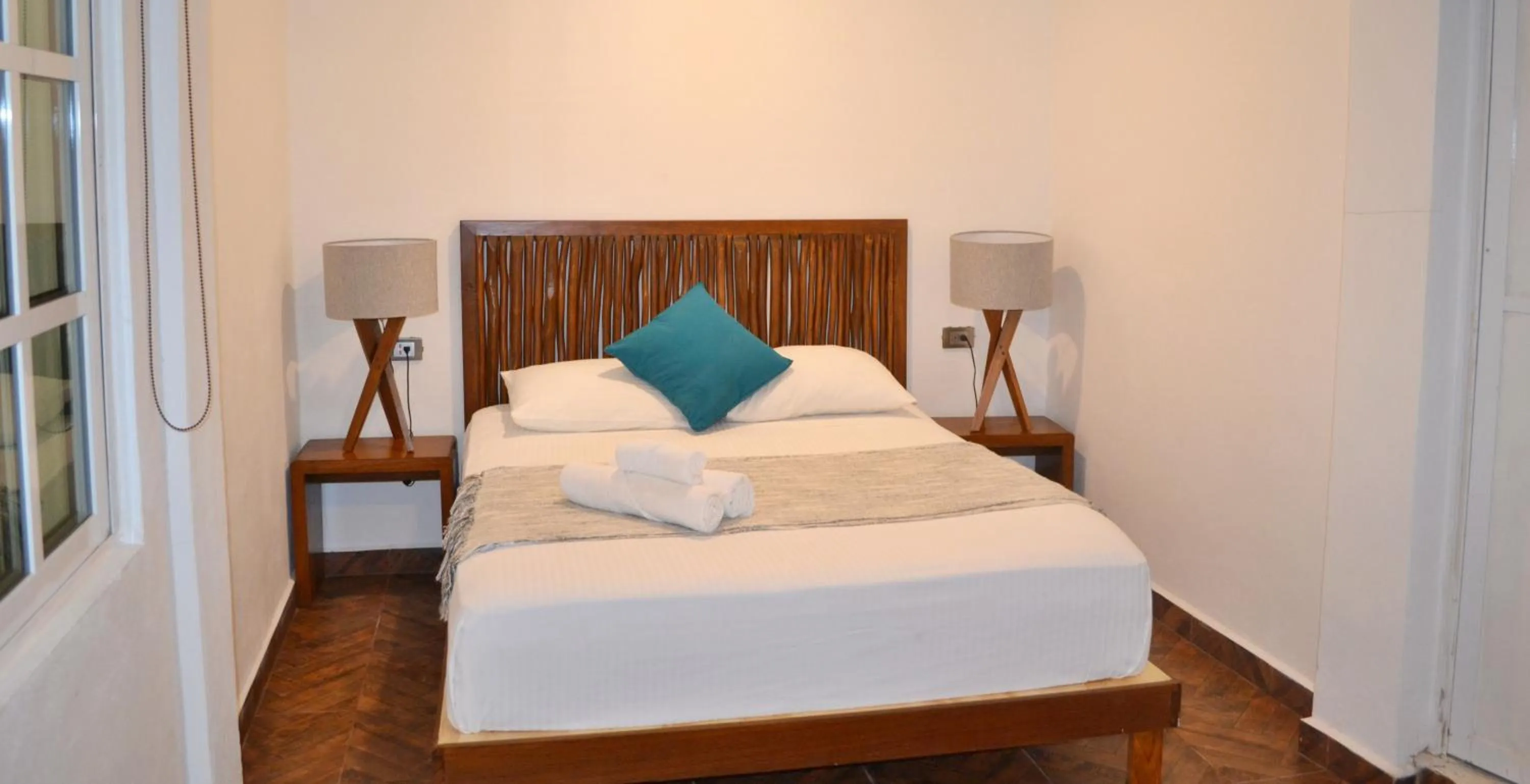 Photo of the whole room, Bed in Kinta Kan Cabañas Hotel Playa del Carmen