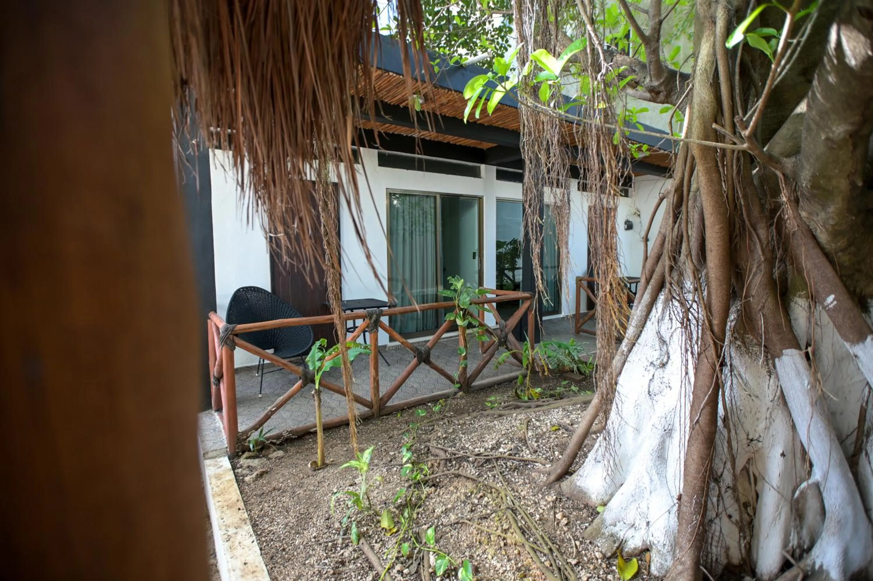 Patio in Kinta Kan Cabañas Hotel Playa del Carmen