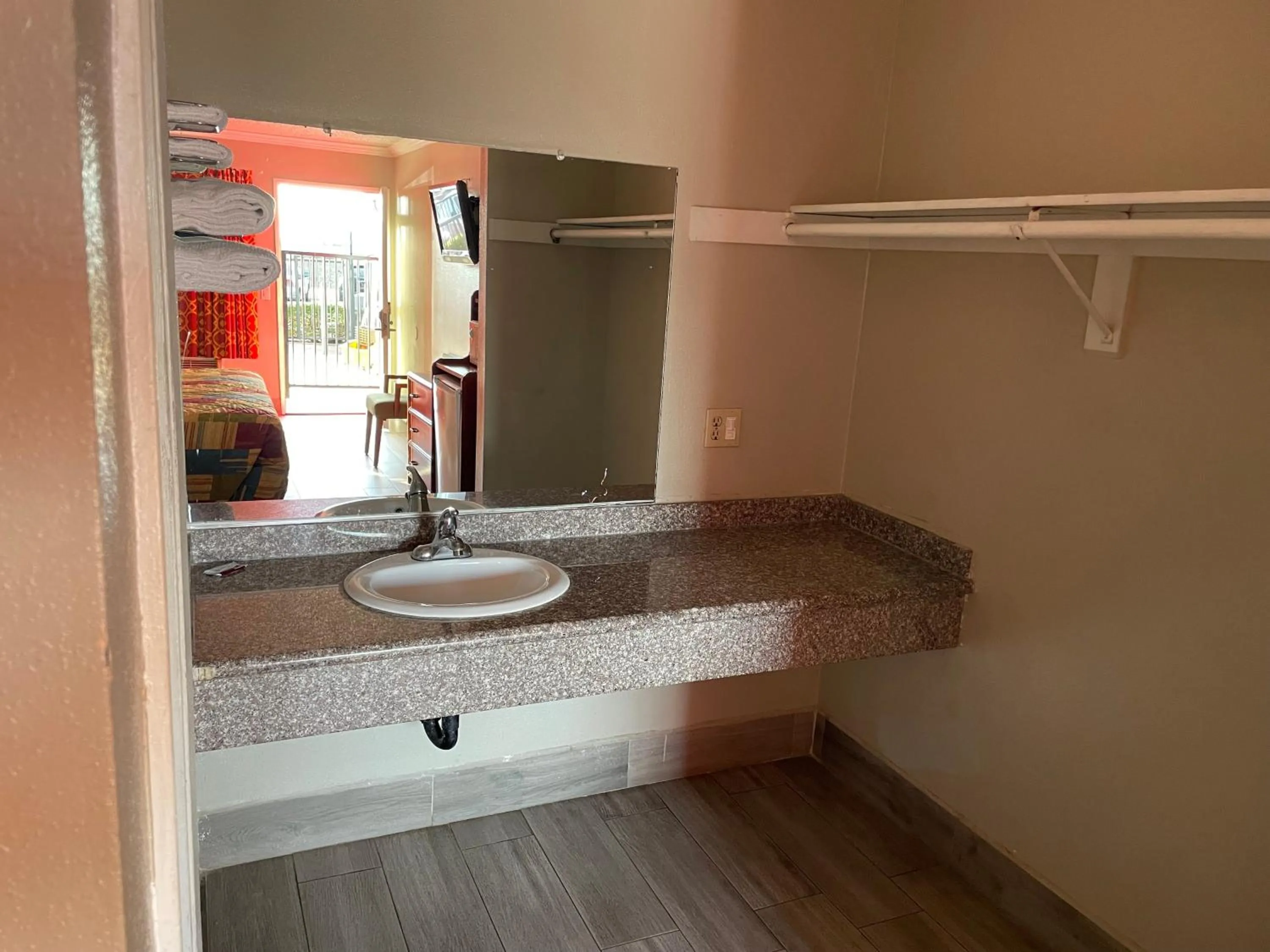 Bathroom in Heritage inn and suites