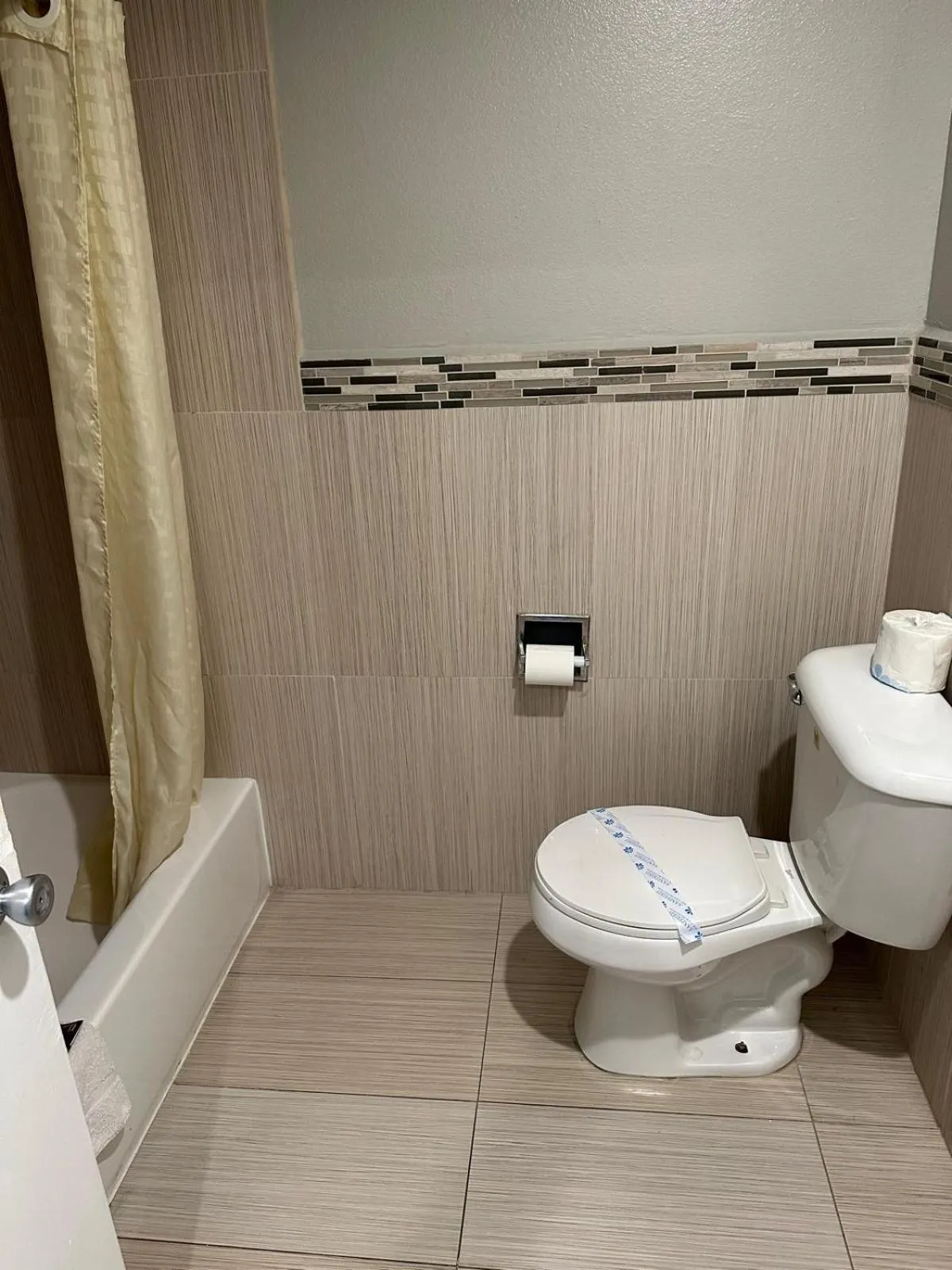 Bathroom in Heritage inn and suites