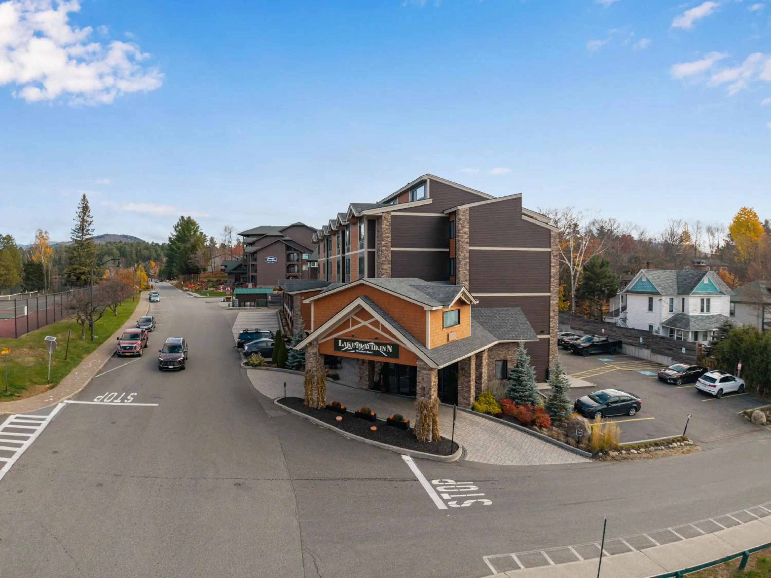 Property building in Lake Placid Inn Boutique Hotel