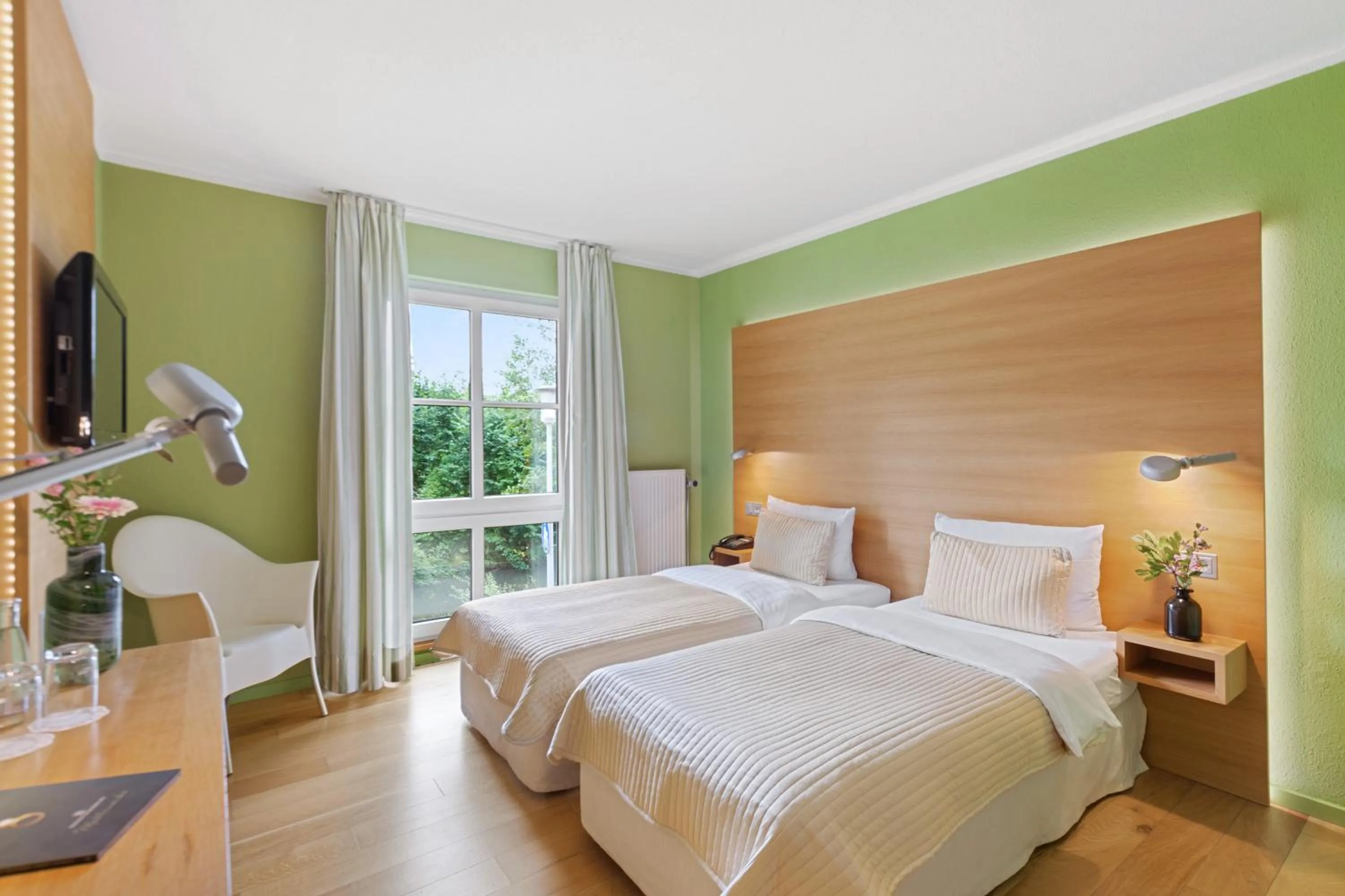 Bed in Hotel Rosengarten