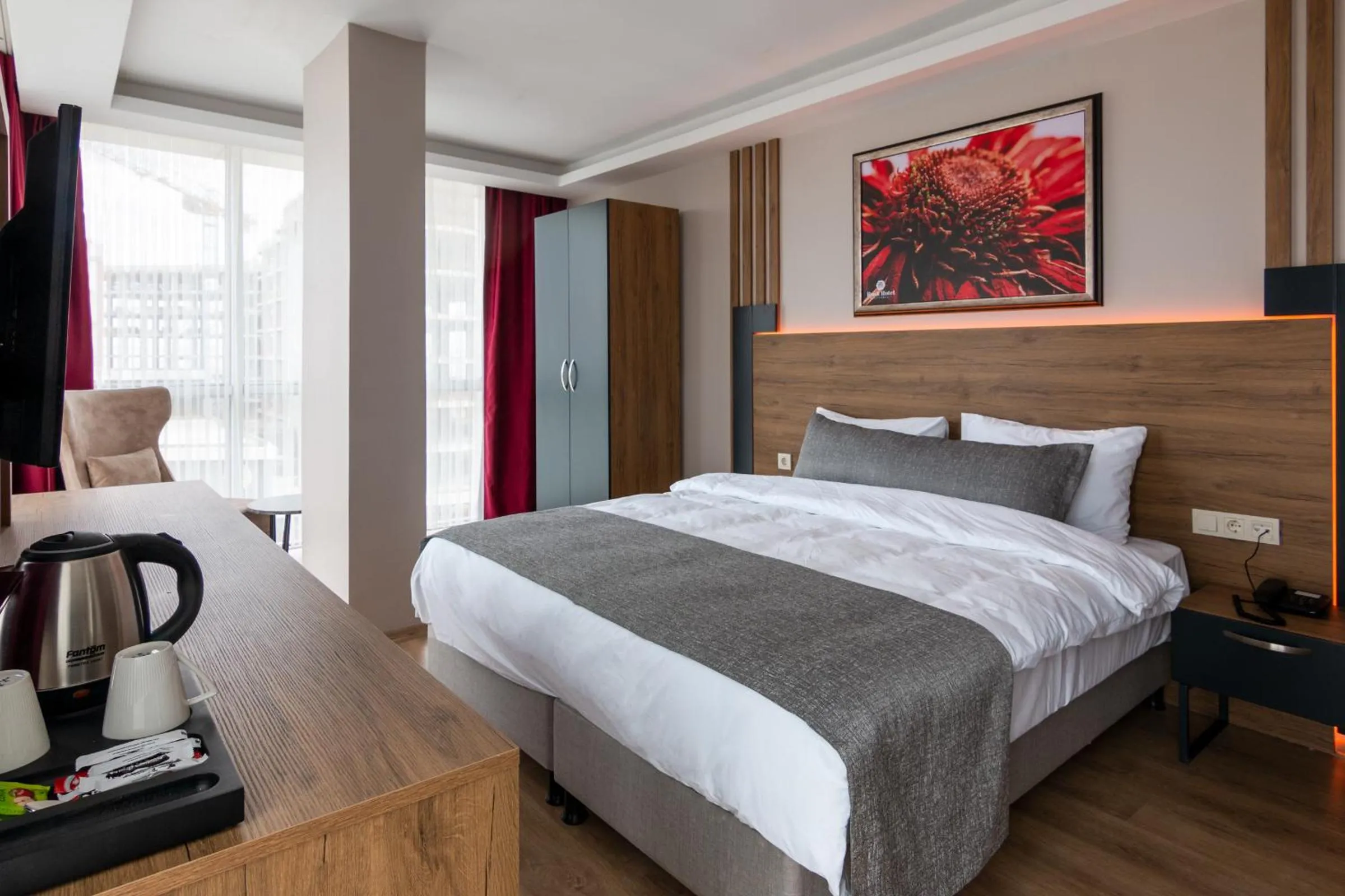Bed in RUSH HOTEL İSTANBUL
