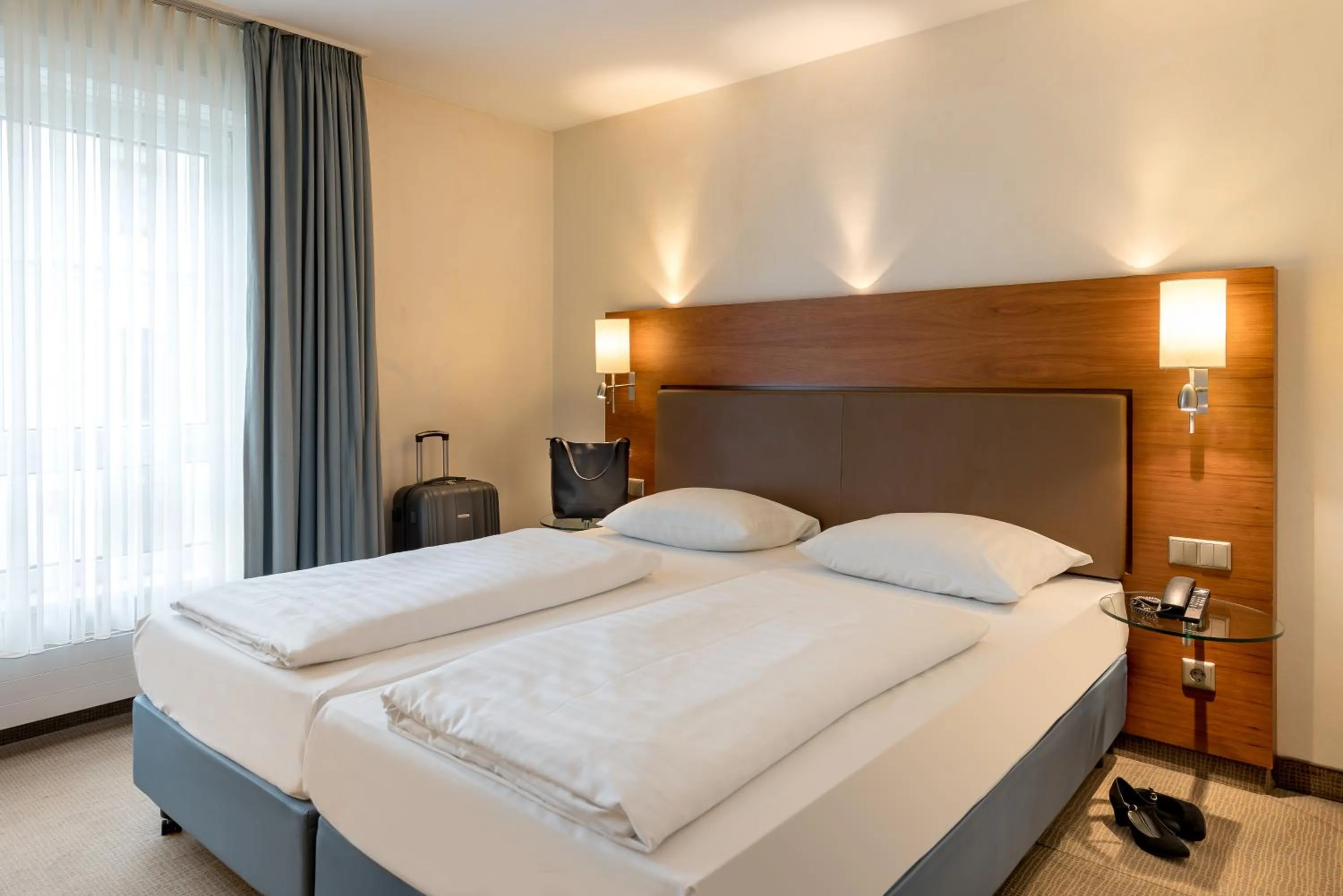 Bed in Mercure Hotel München Airport Freising