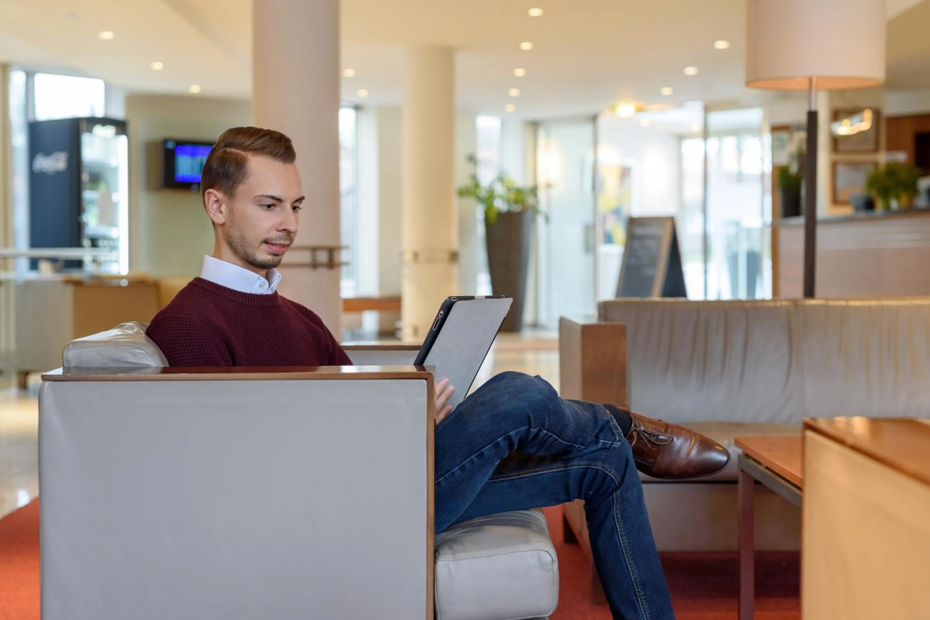 Lobby or reception in Mercure Hotel München Airport Freising