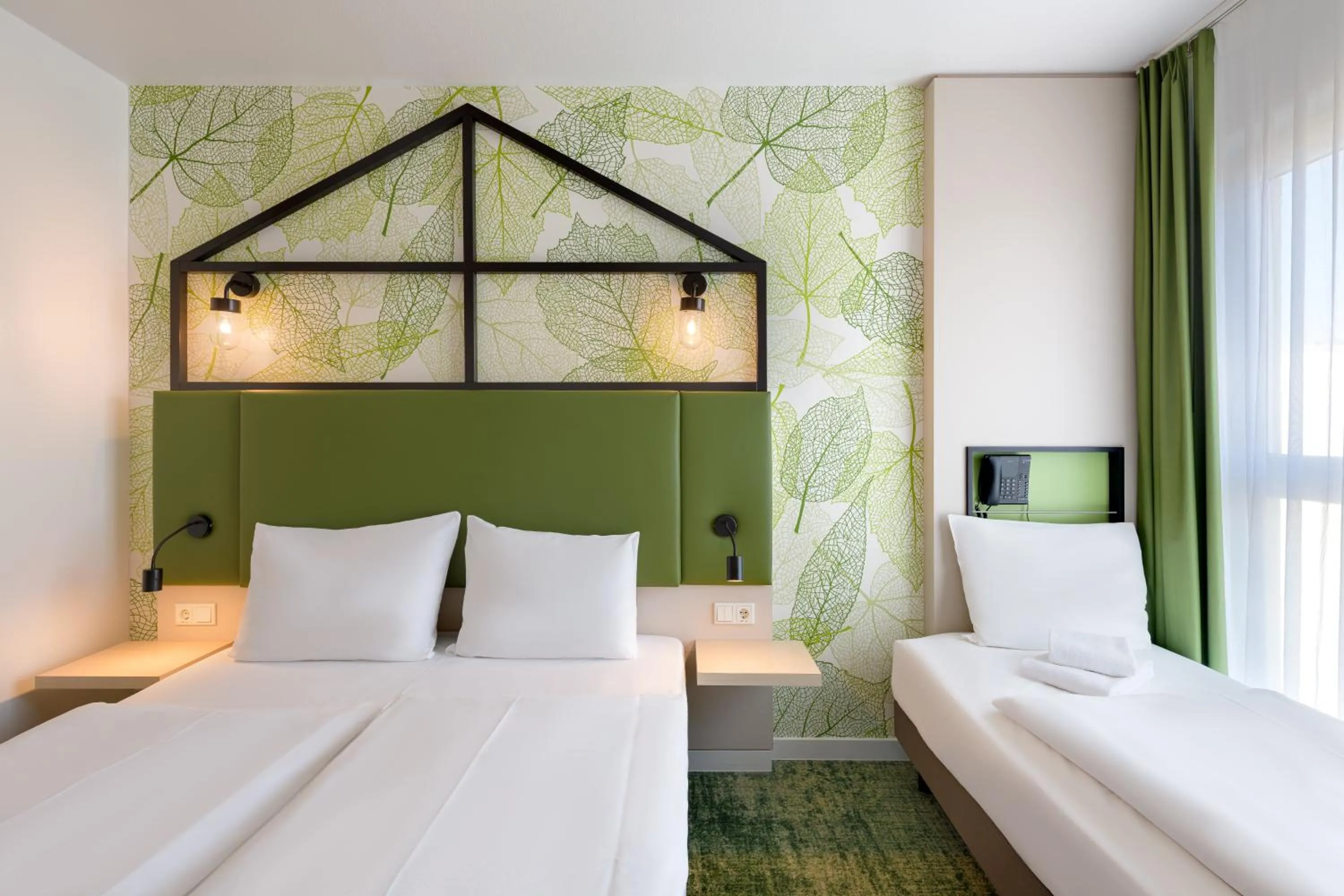 Bed in Mercure Hotel Hannover Mitte