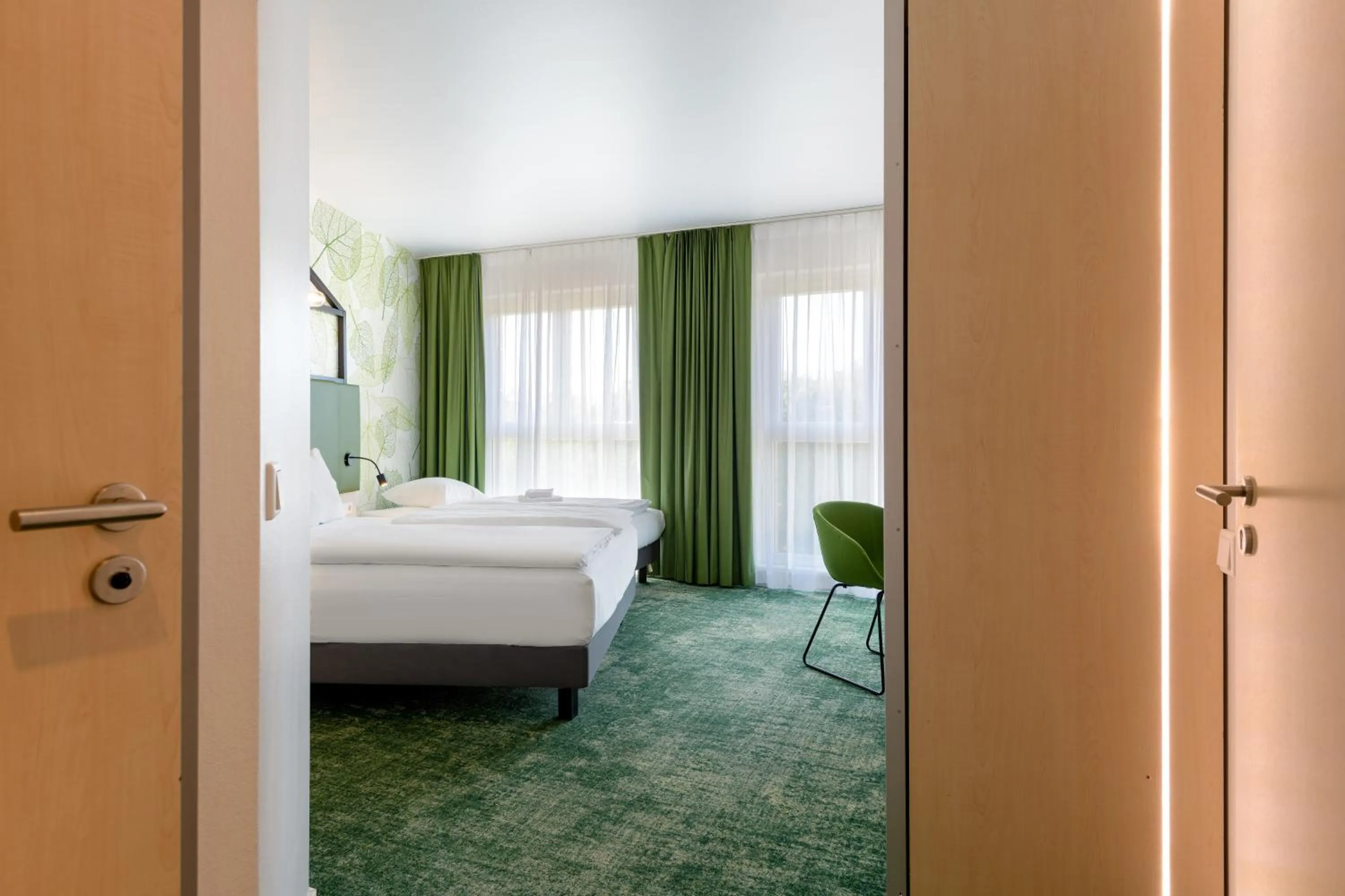 Bed in Mercure Hotel Hannover Mitte