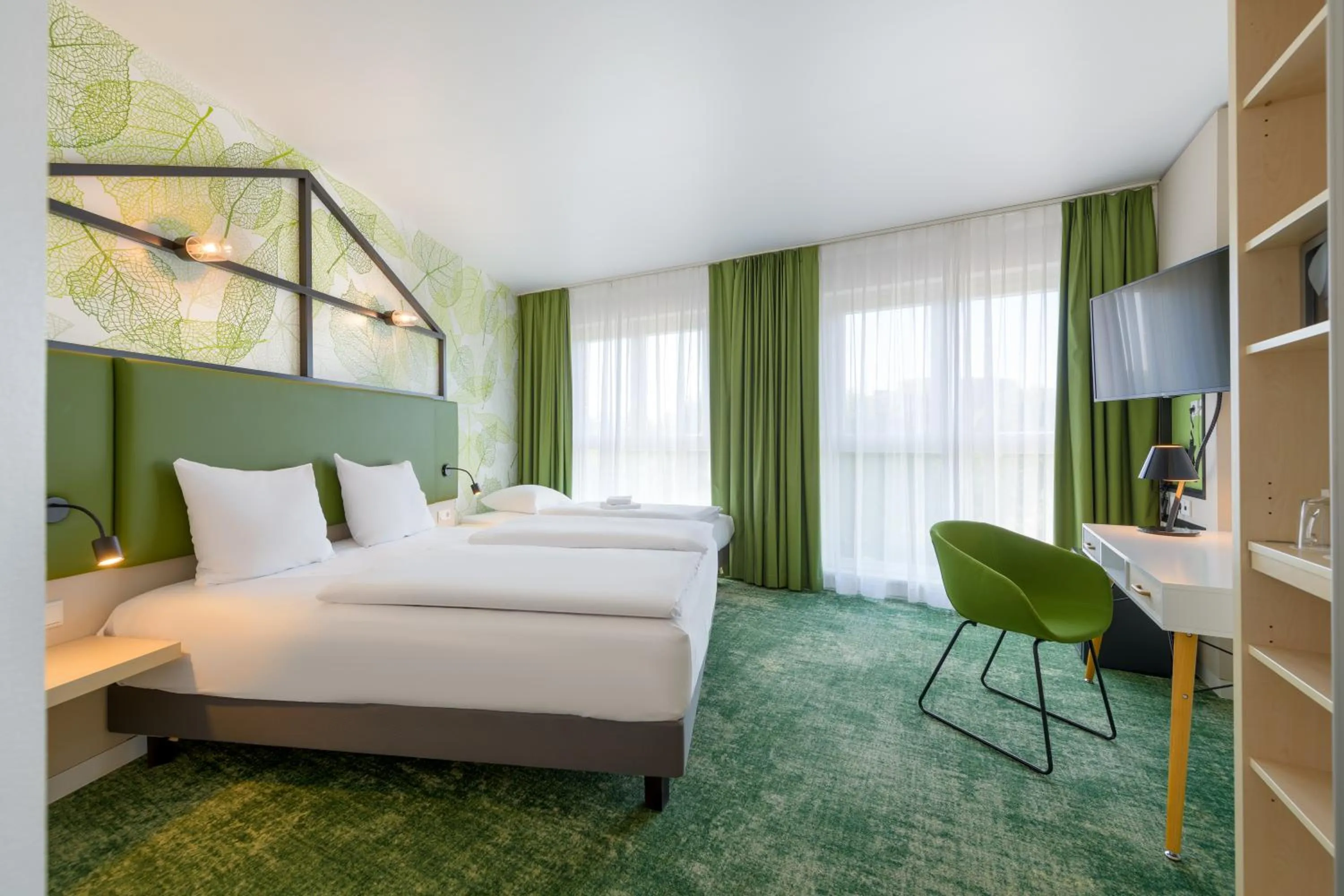 Bed in Mercure Hotel Hannover Mitte