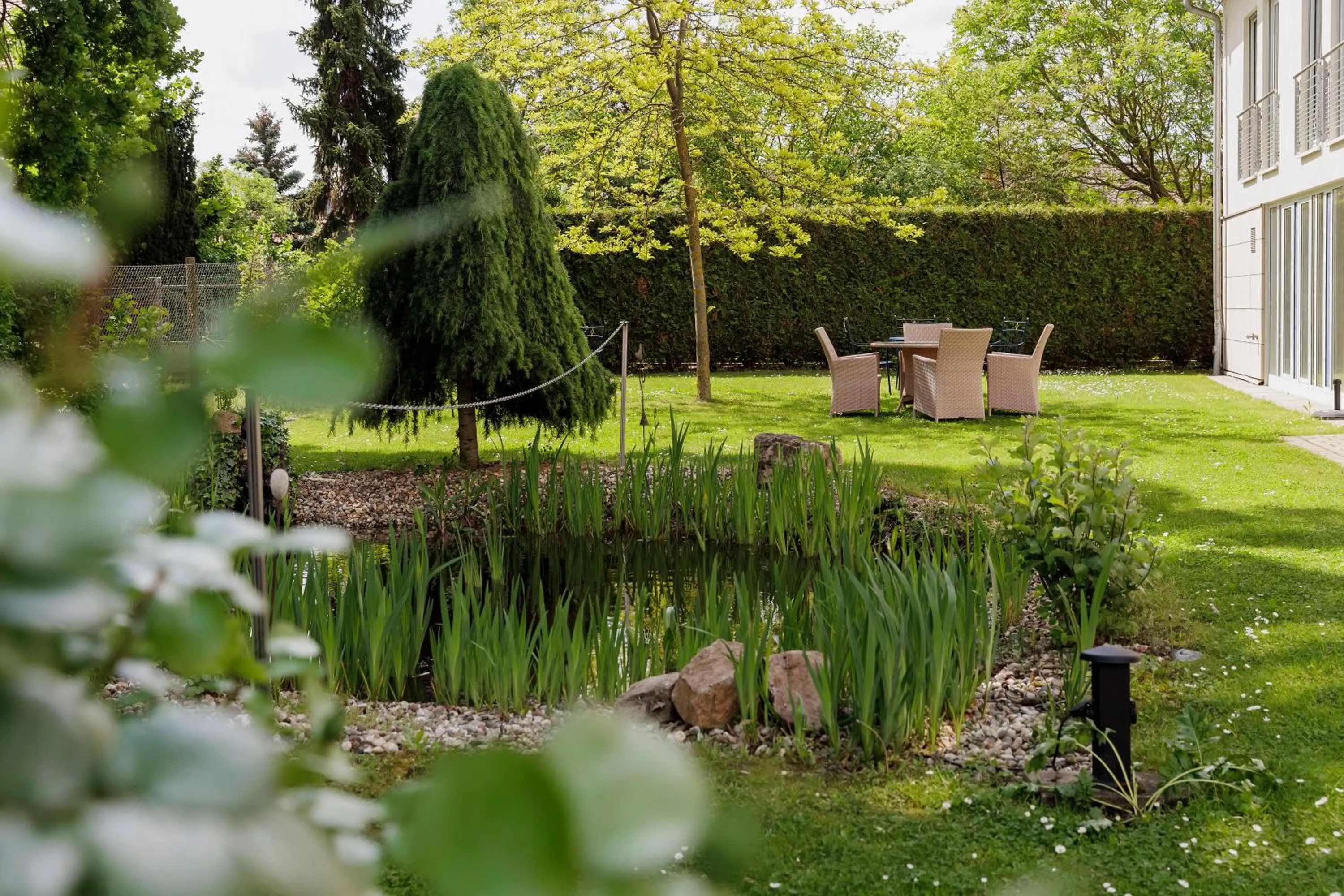 Garden in Landhotel Altes Wasserwerk GbR