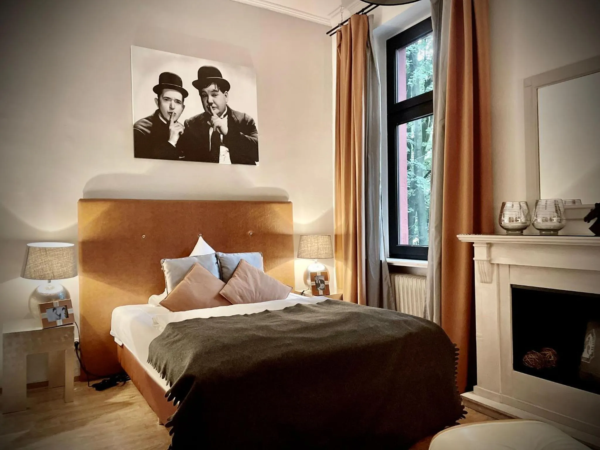 Bed in Hotel Am Volksgarten