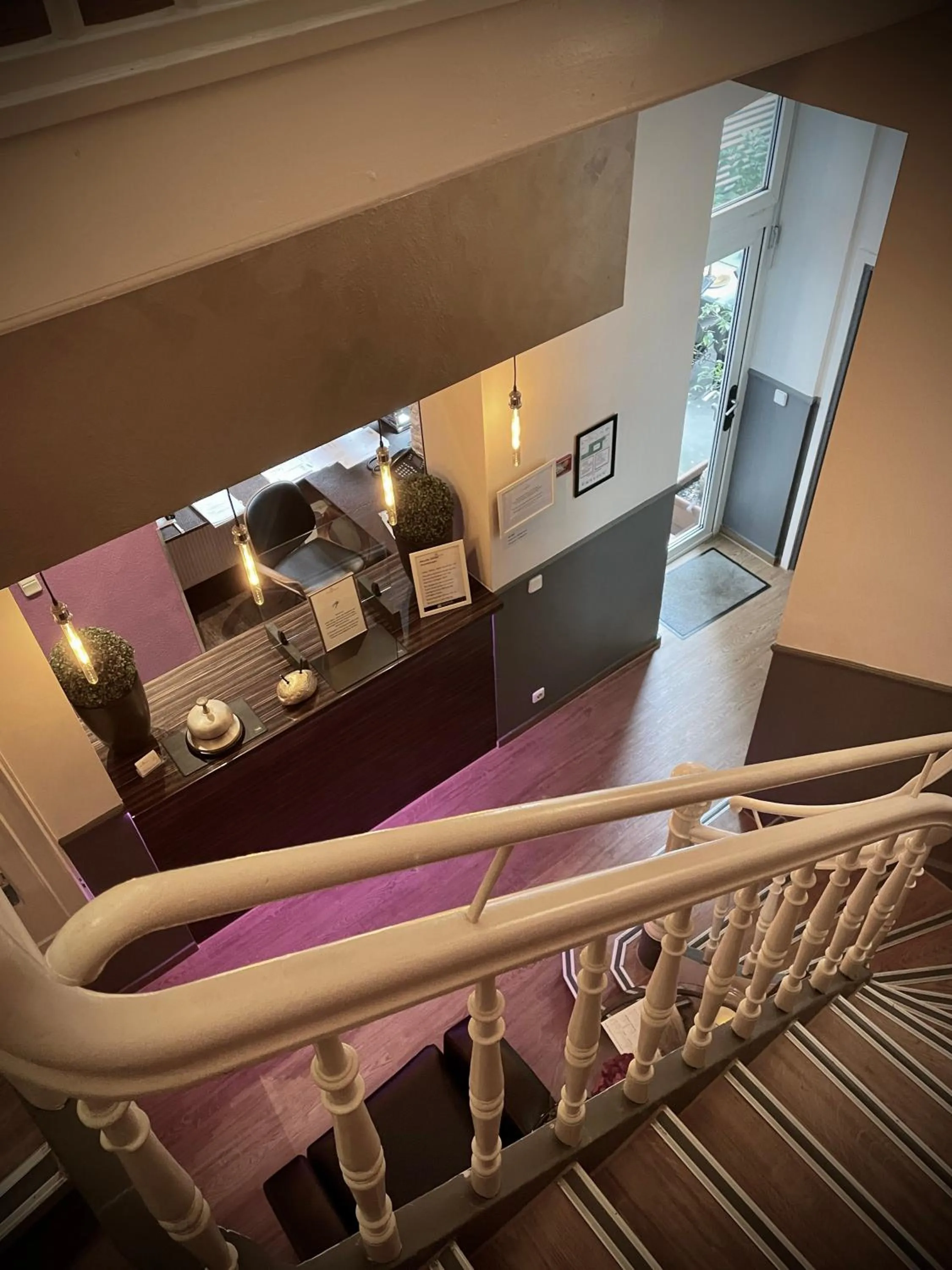 Floor plan, Bed in Hotel Am Volksgarten