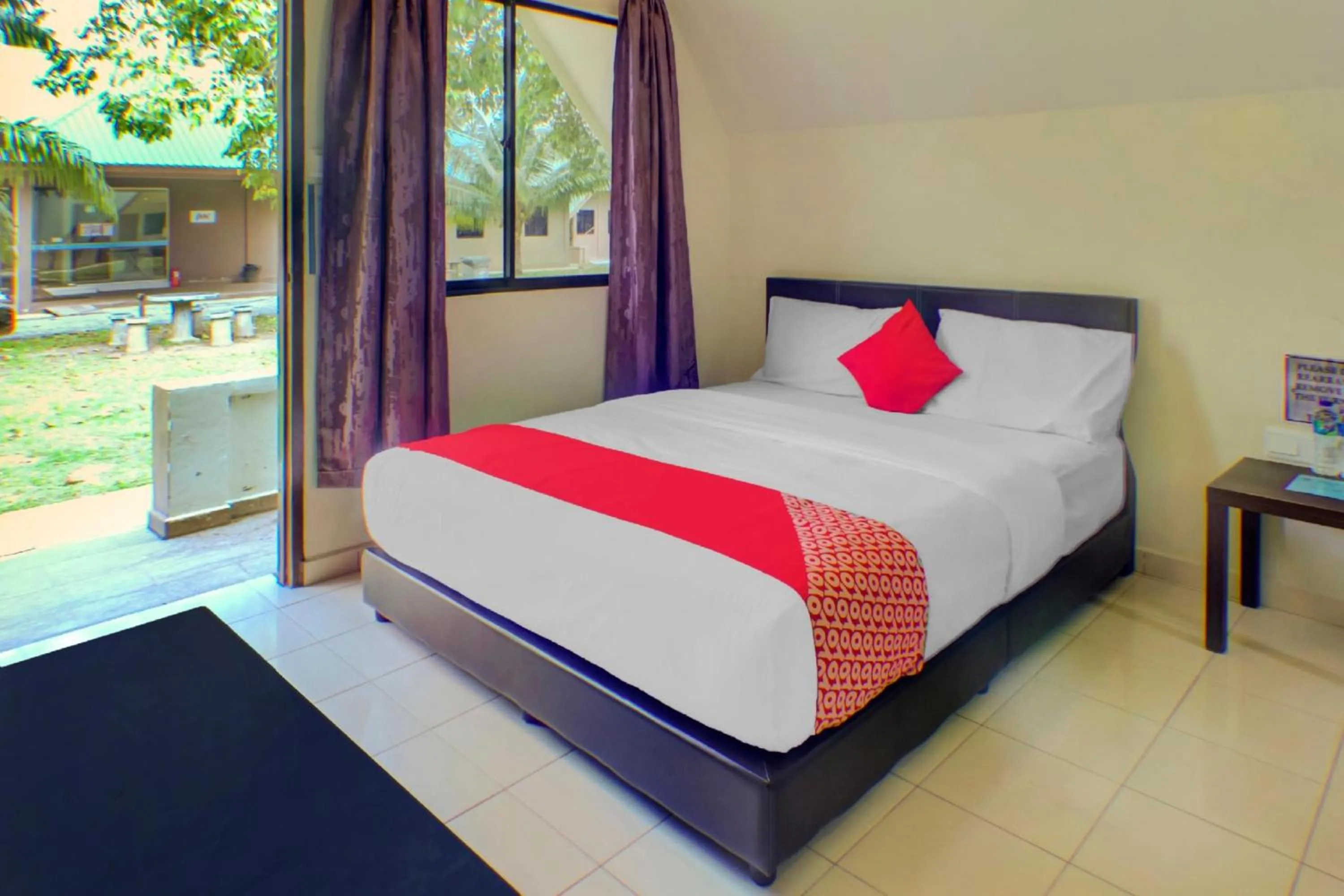 View (from property/room), Bed in Hotel O Sedili Inn Resort