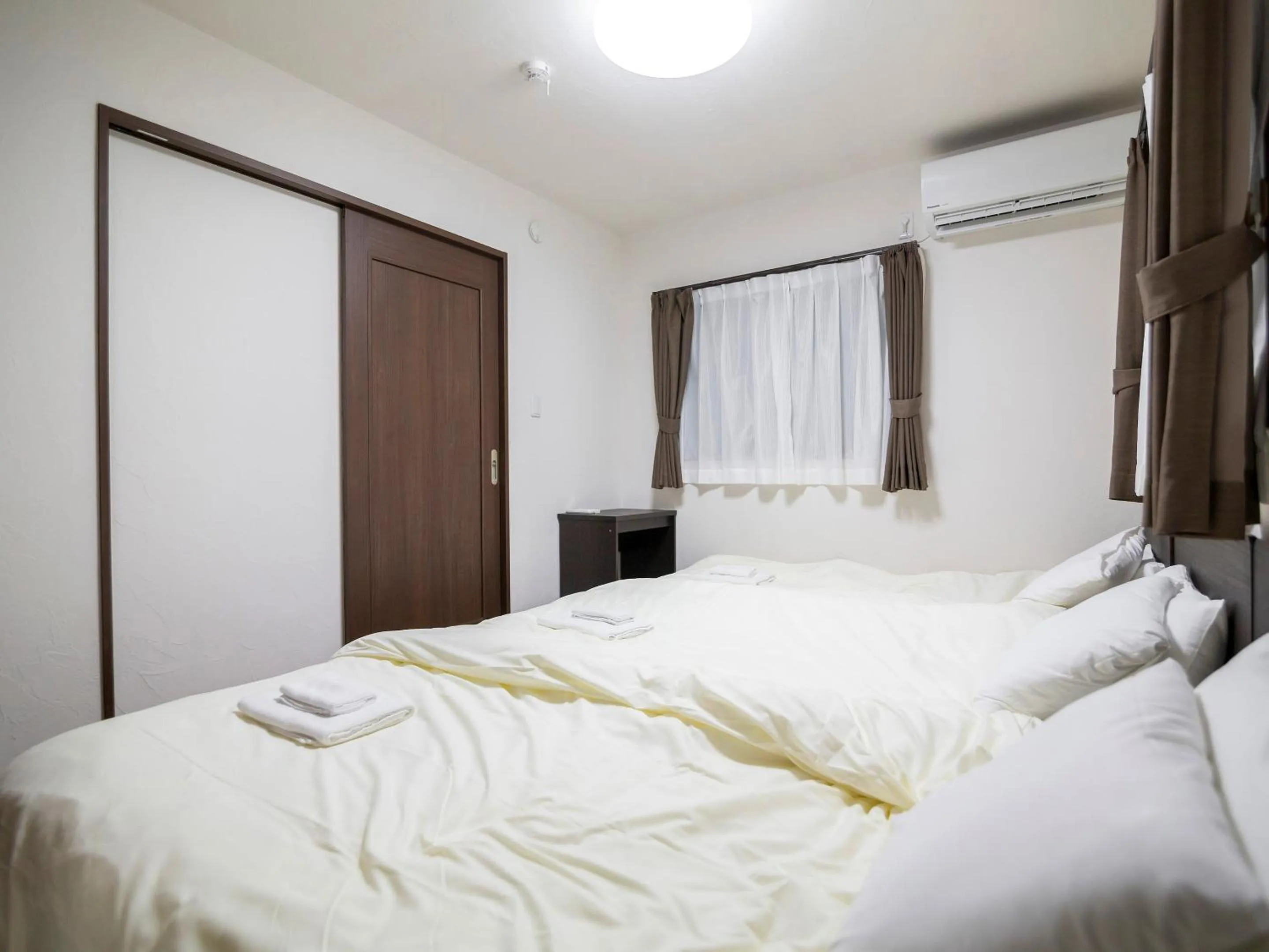 Bedroom, Bed in Ocean Front Maezato